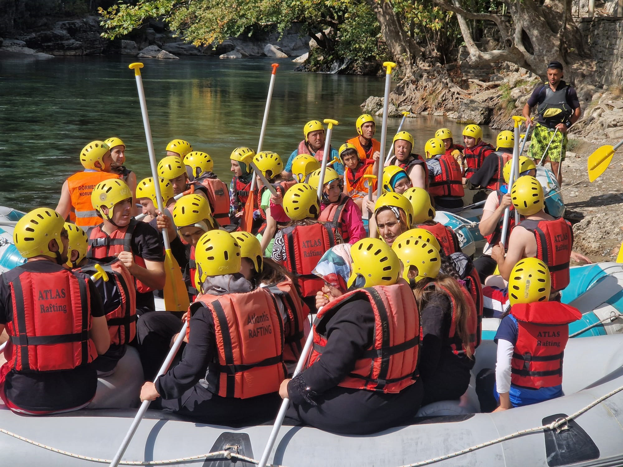 Konya Büyükşehir Görme Engellilere Rafting Heyecanı Yaşattı