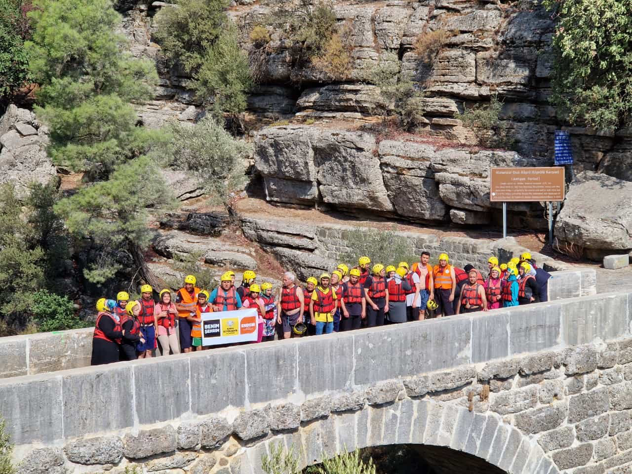 Konya Büyükşehir Görme Engellilere Rafting Heyecanı Yaşattı