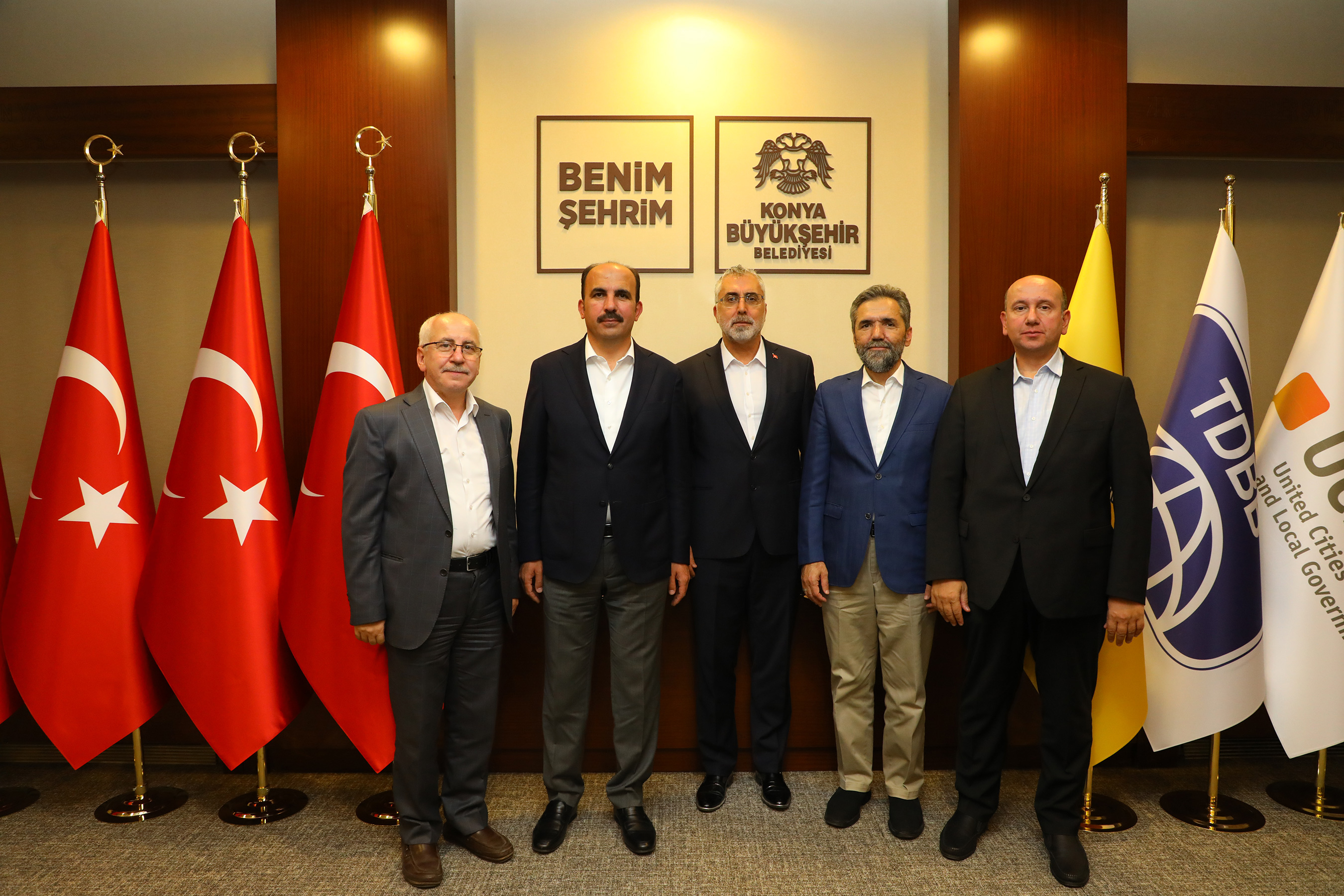 Cumhurbaşkanlığı Sosyal Politikalar Kurulu Başkan Altay'ı Ziyaret Etti