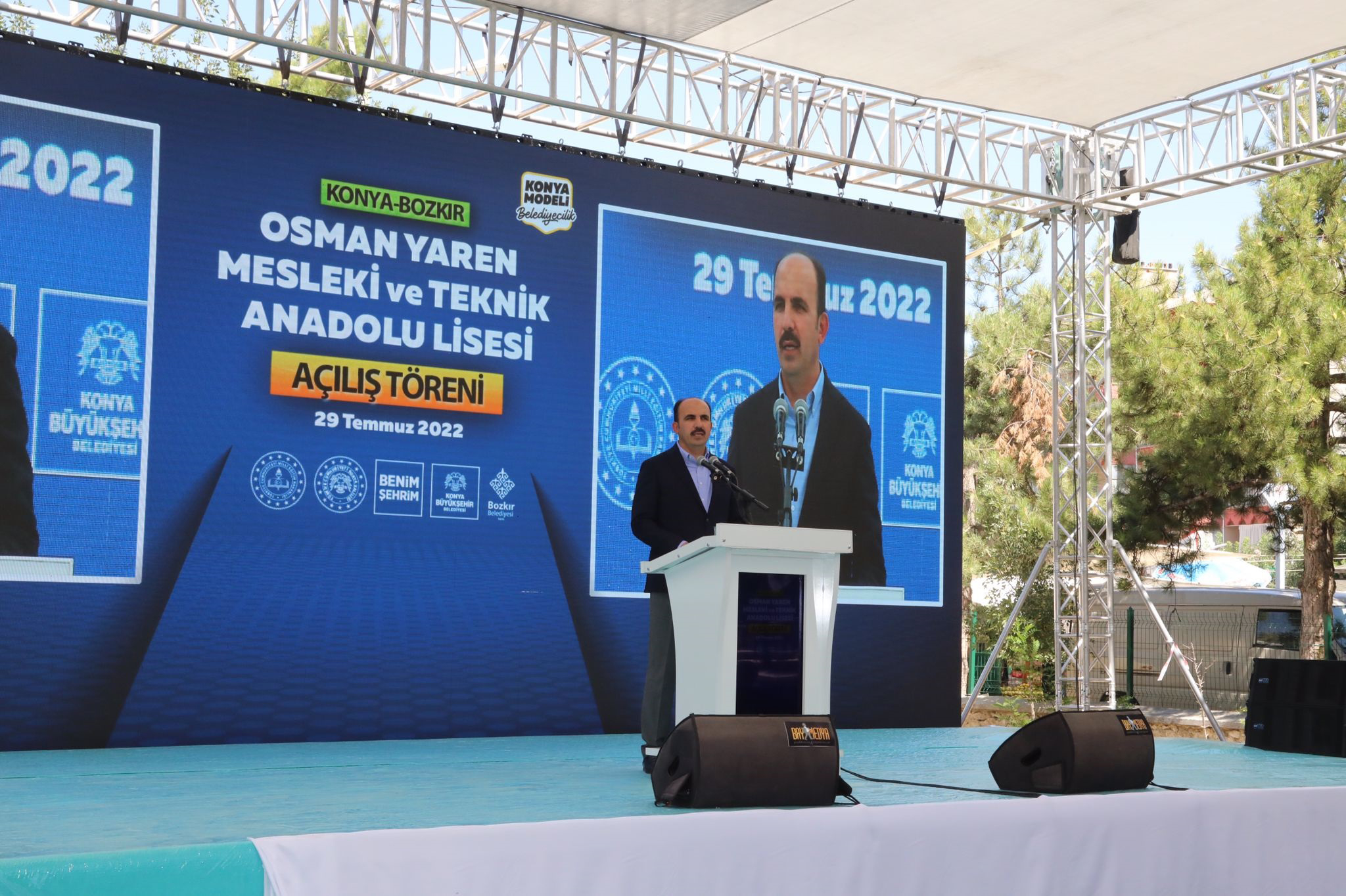 Bozkır'a Kazandırılan 3 Eserin Açılışı Yapıldı
