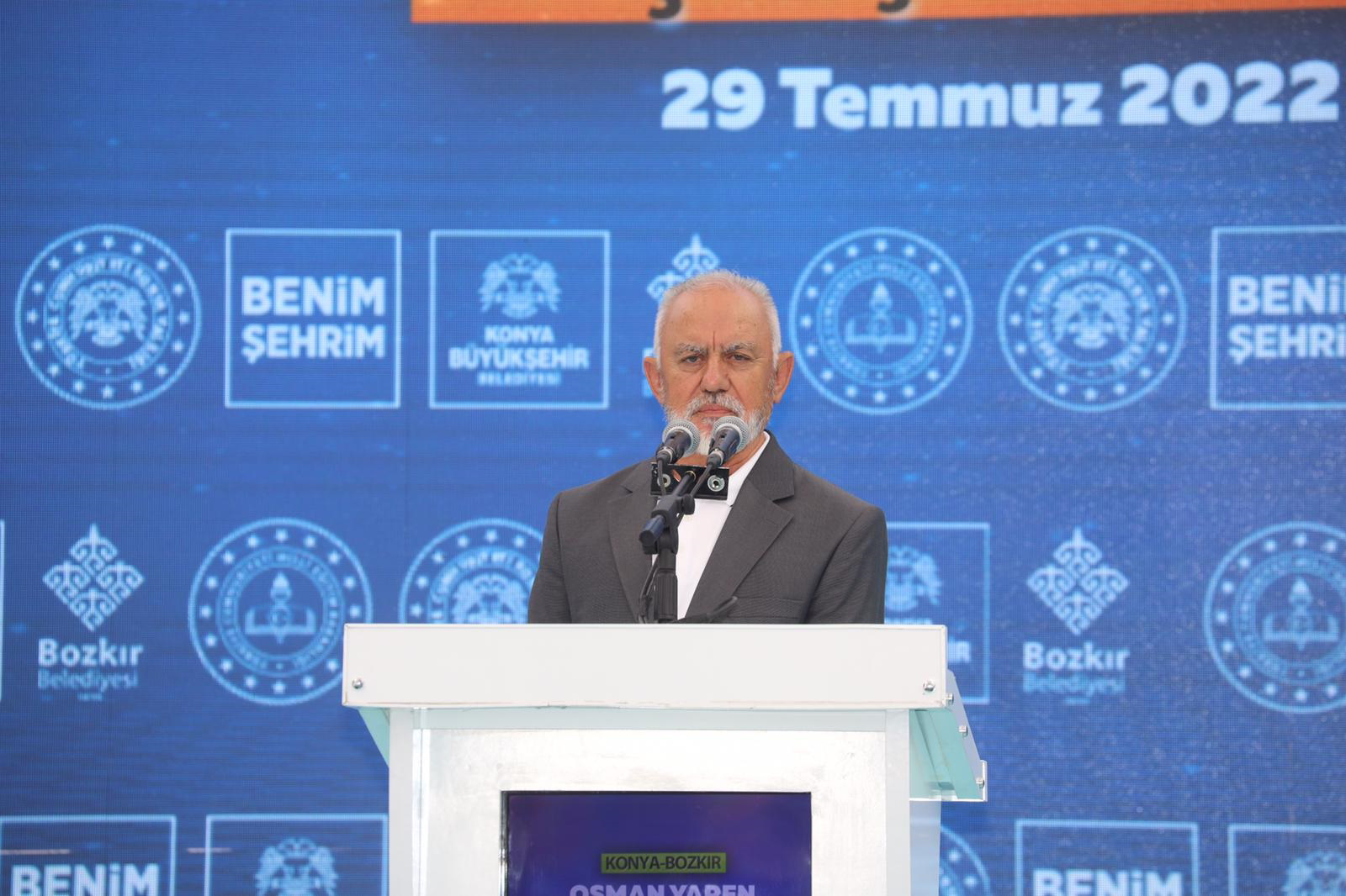 Bozkır'a Kazandırılan 3 Eserin Açılışı Yapıldı