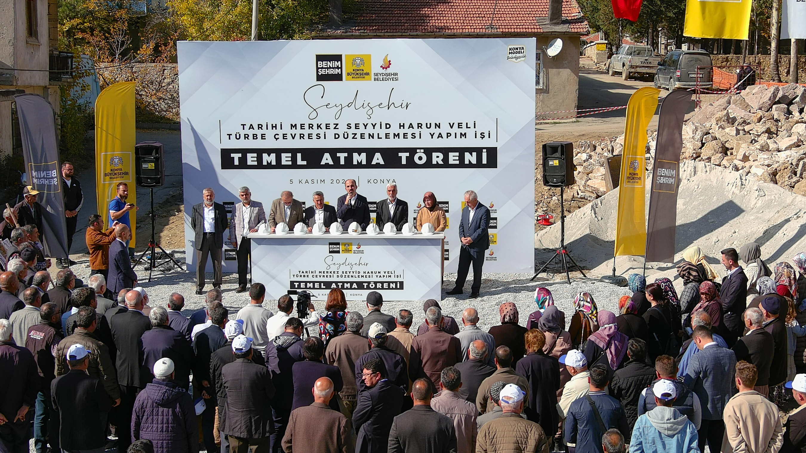 Seyyid Harun Veli Çevre Düzenlemesi 2. Etabının Temeli Atıldı