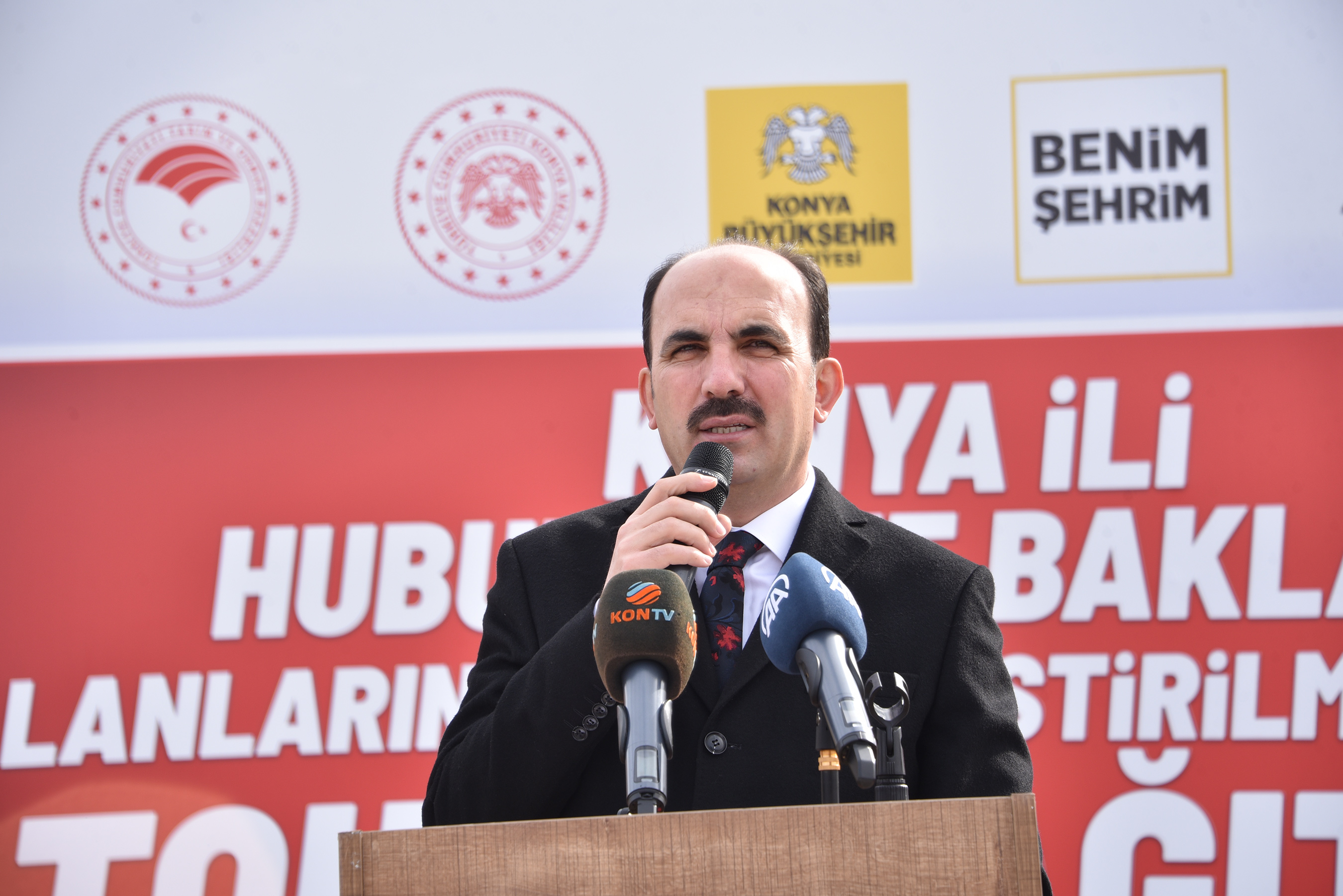 Konya'da Atıl Arazilerin Üretime Kazandırılması İçin Çiftçiye Hububat Desteği 