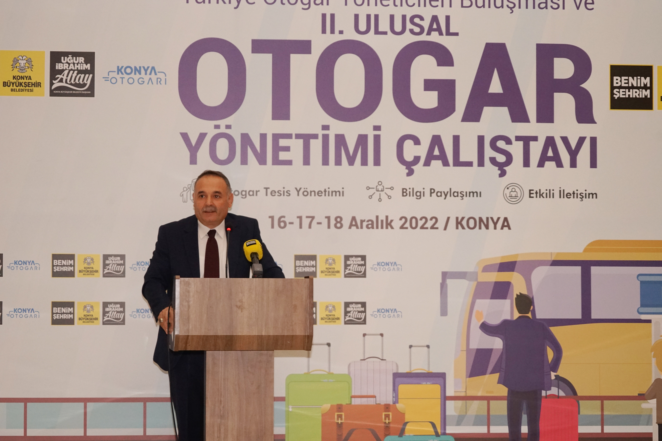 Konya Büyükşehir 2. Ulusal Otogar Yönetim Çalıştayı'na Ev Sahipliği Yaptı