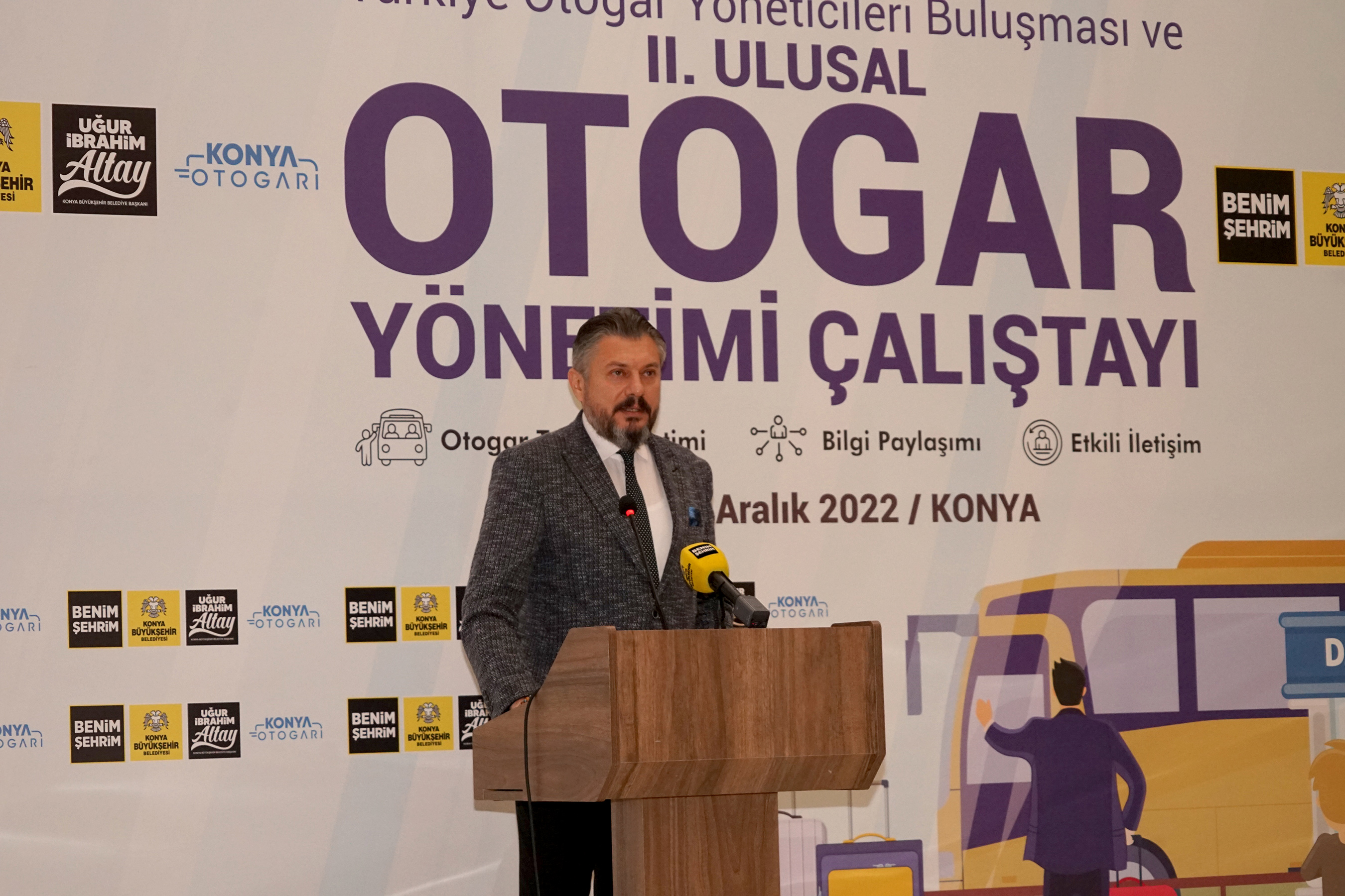 Konya Büyükşehir 2. Ulusal Otogar Yönetim Çalıştayı'na Ev Sahipliği Yaptı