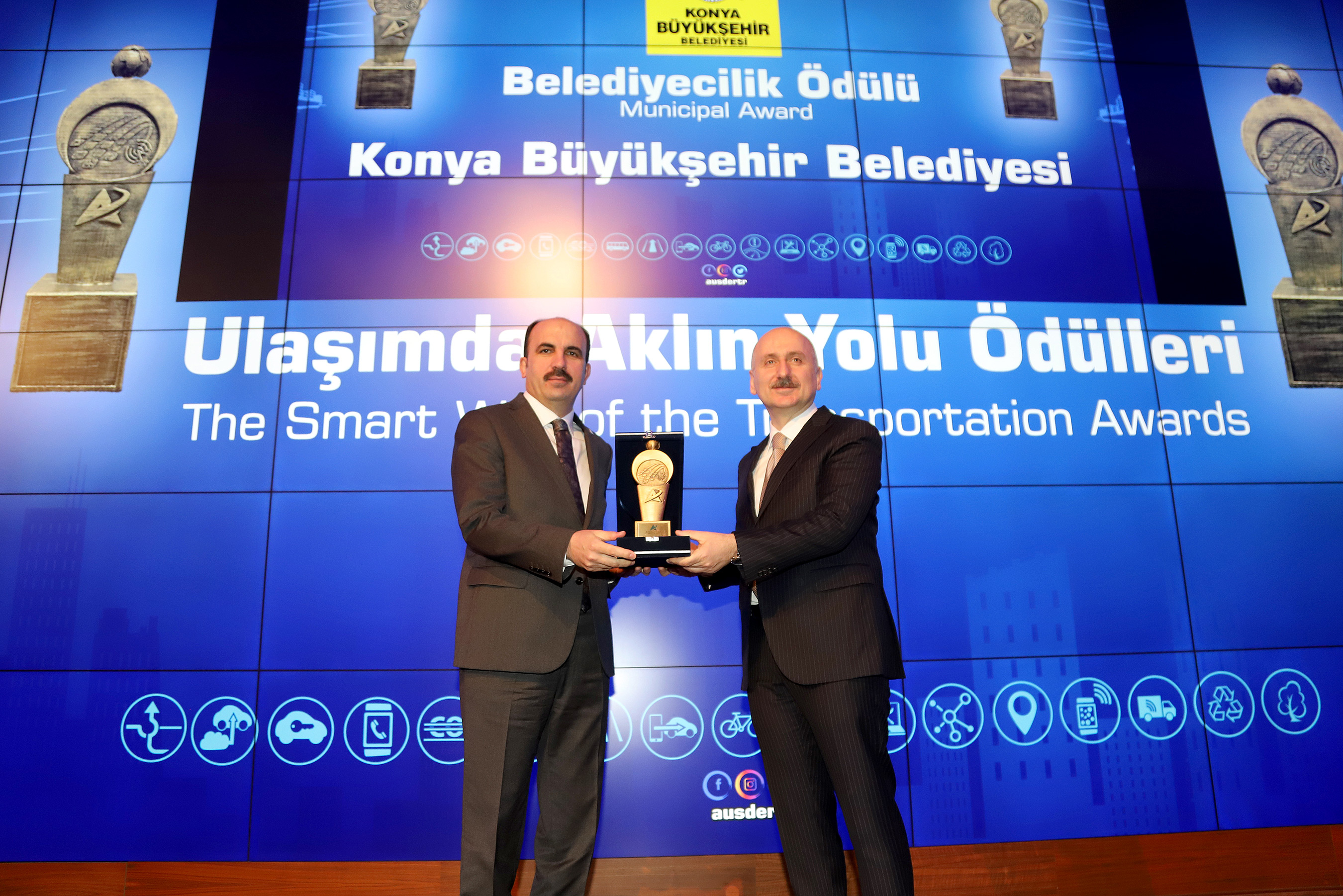 Konya Büyükşehir'e 'Akıllı Ulaşım' Ödülü 
