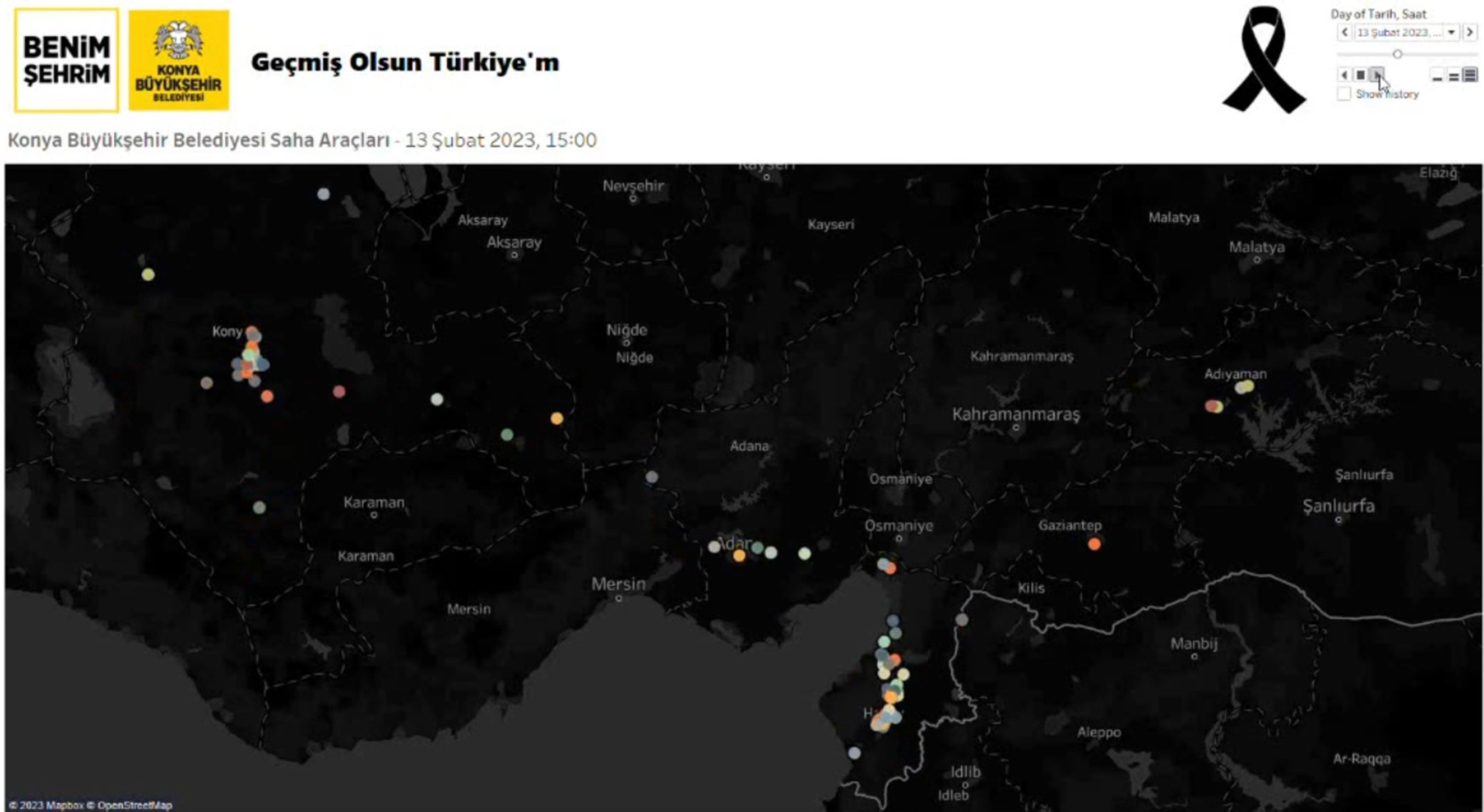 Konya Büyükşehir'in Akıllı Şehir Uygulamaları Hatay'da Kritik Rol Üstlendi
