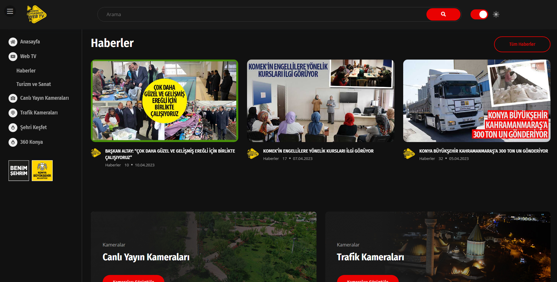Konya BüyükşehirTV Yeni Yüzüyle Hizmet Veriyor