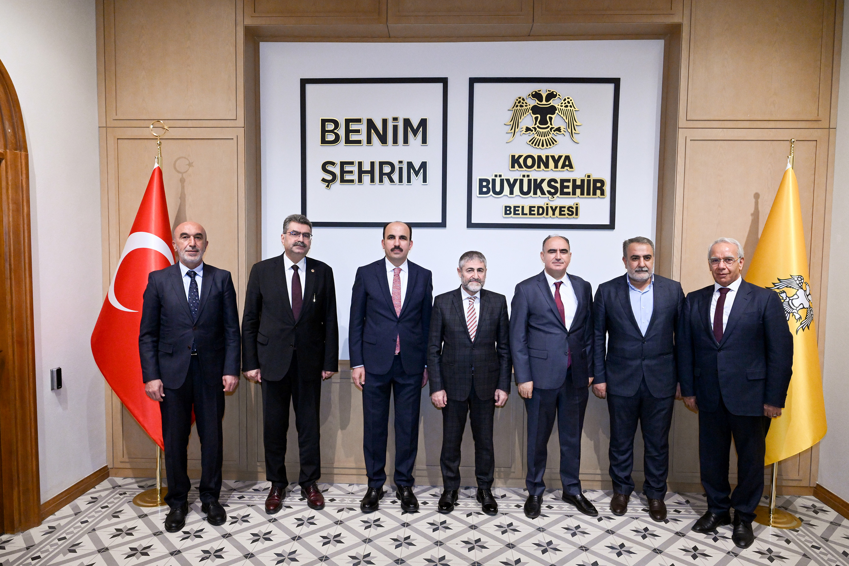 Hazine ve Maliye Bakanı Nebati Başkan Altay’ı Ziyaret Etti