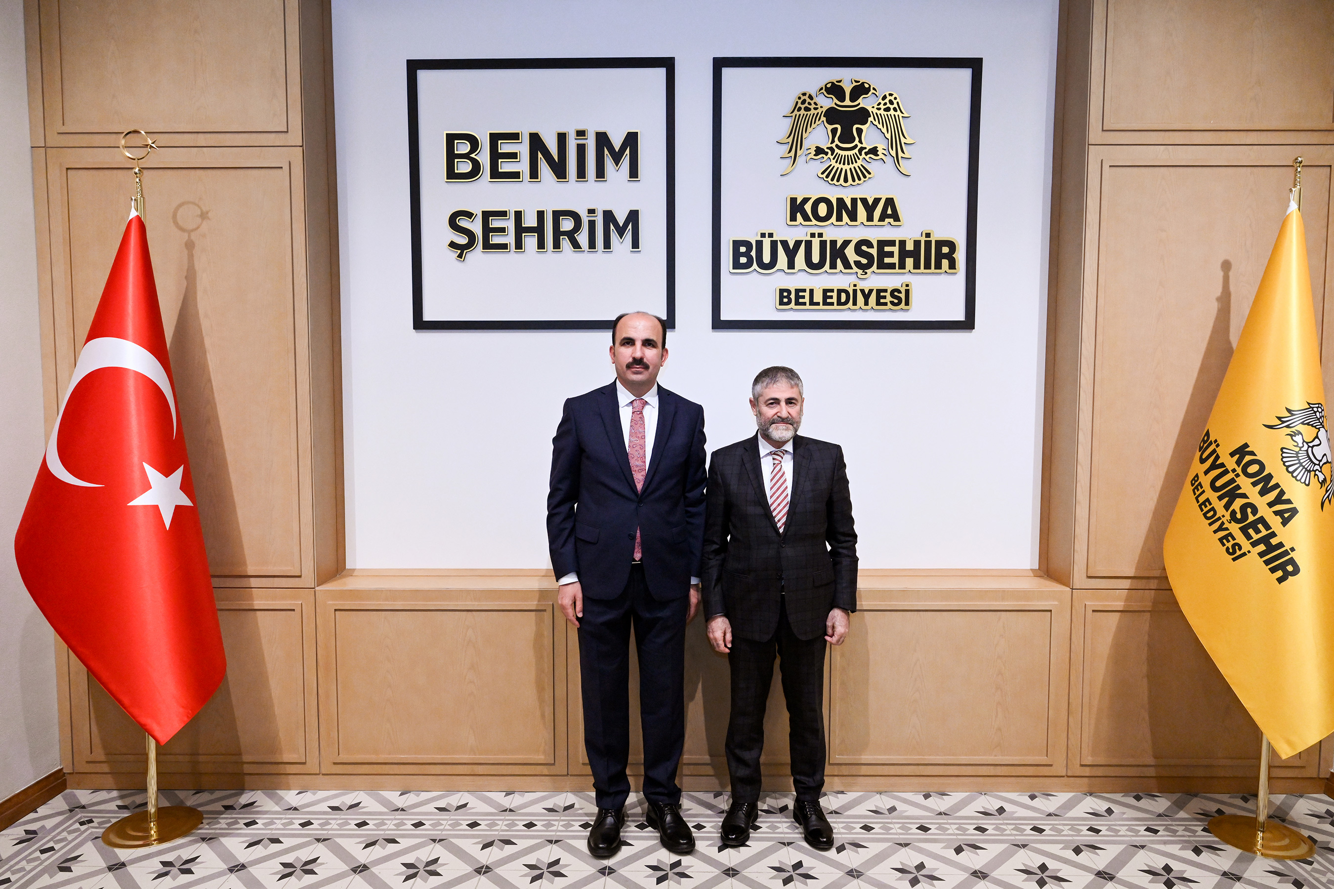Hazine ve Maliye Bakanı Nebati Başkan Altay’ı Ziyaret Etti