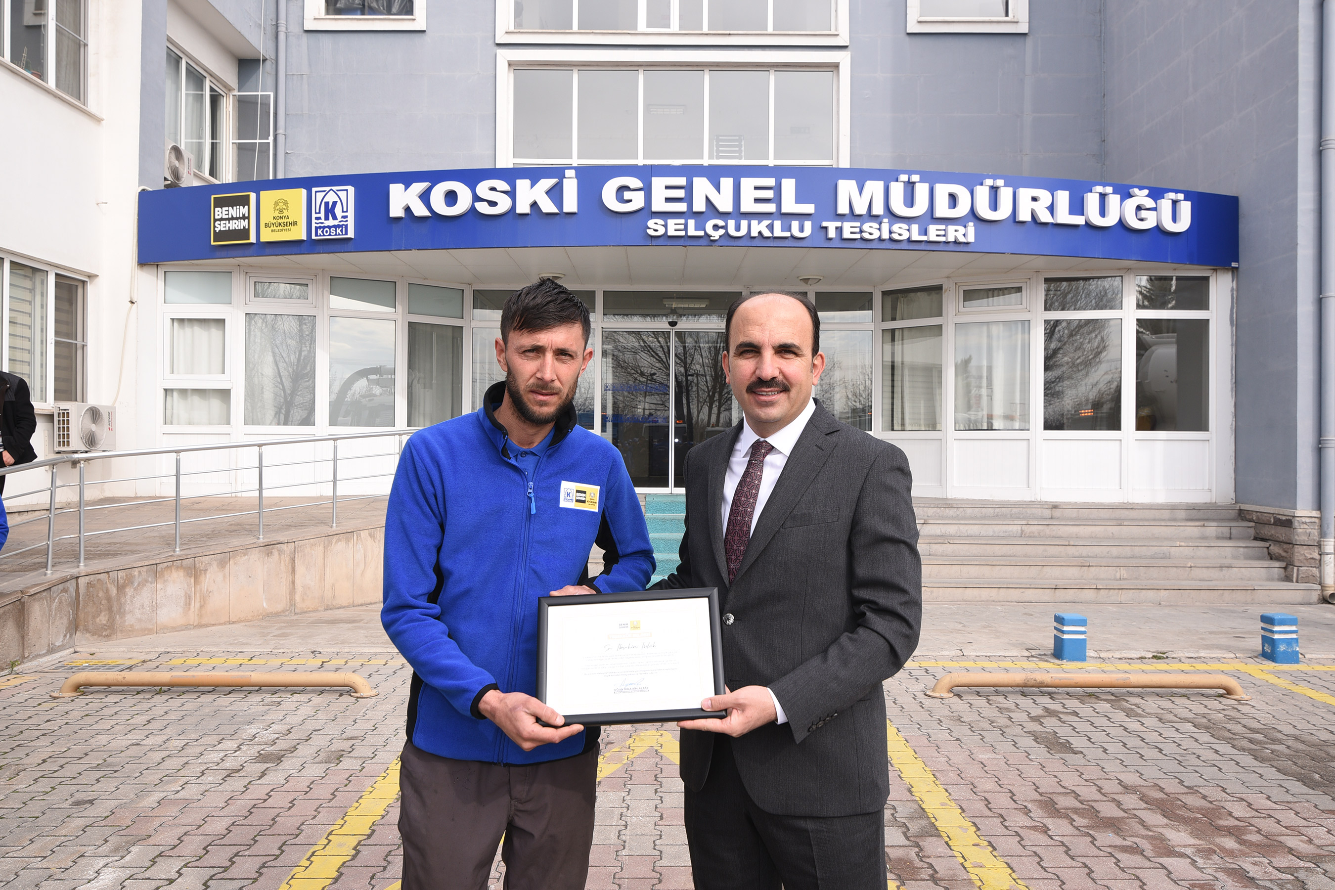 Başkan Altay Hatay'da Görev Yapan Personele Teşekkür Belgesi Takdim Etti