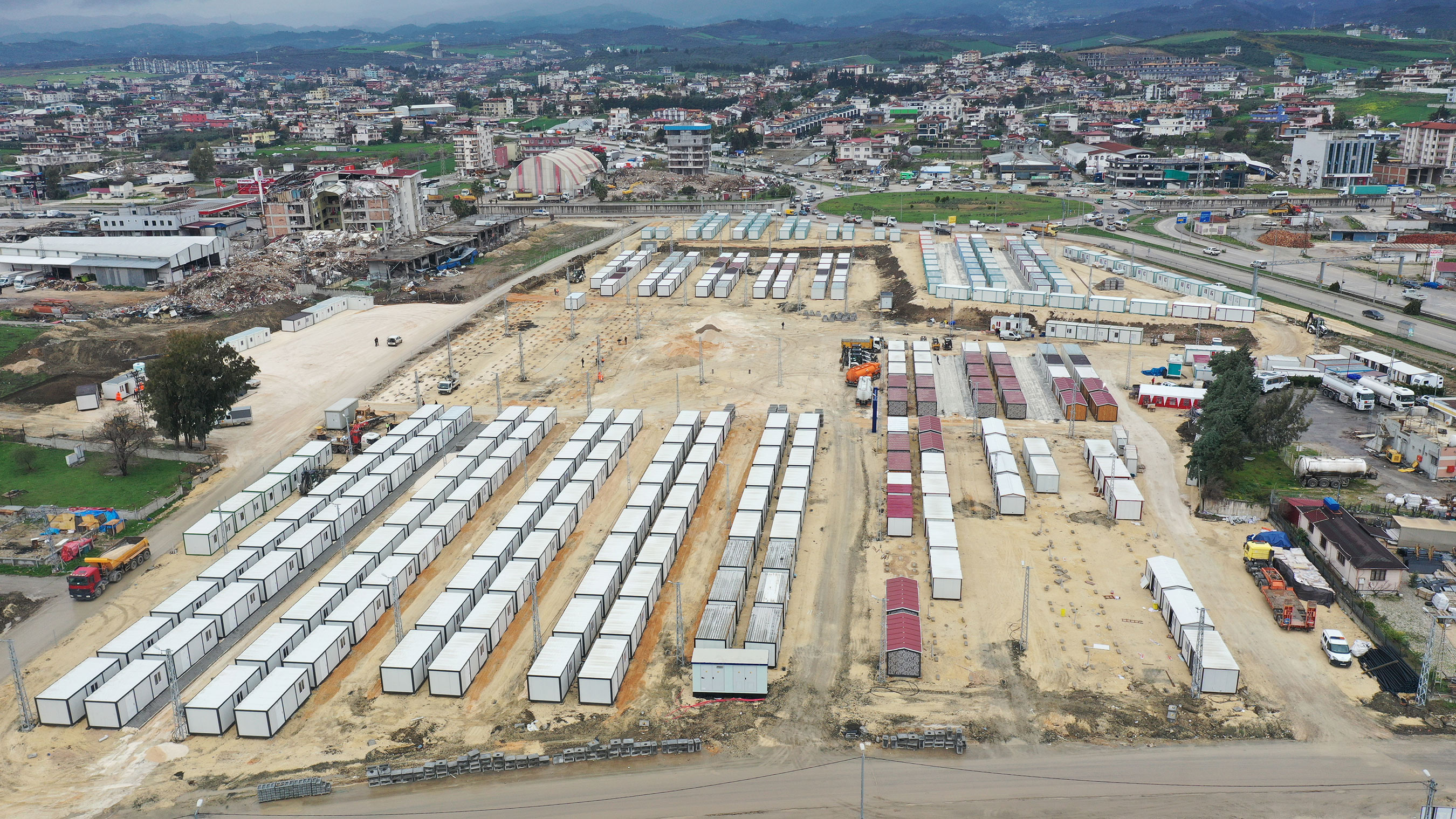 Hatay'daki Konya Konteyner Kentte 349 Konteynerin Yerleşimi Tamamlandı