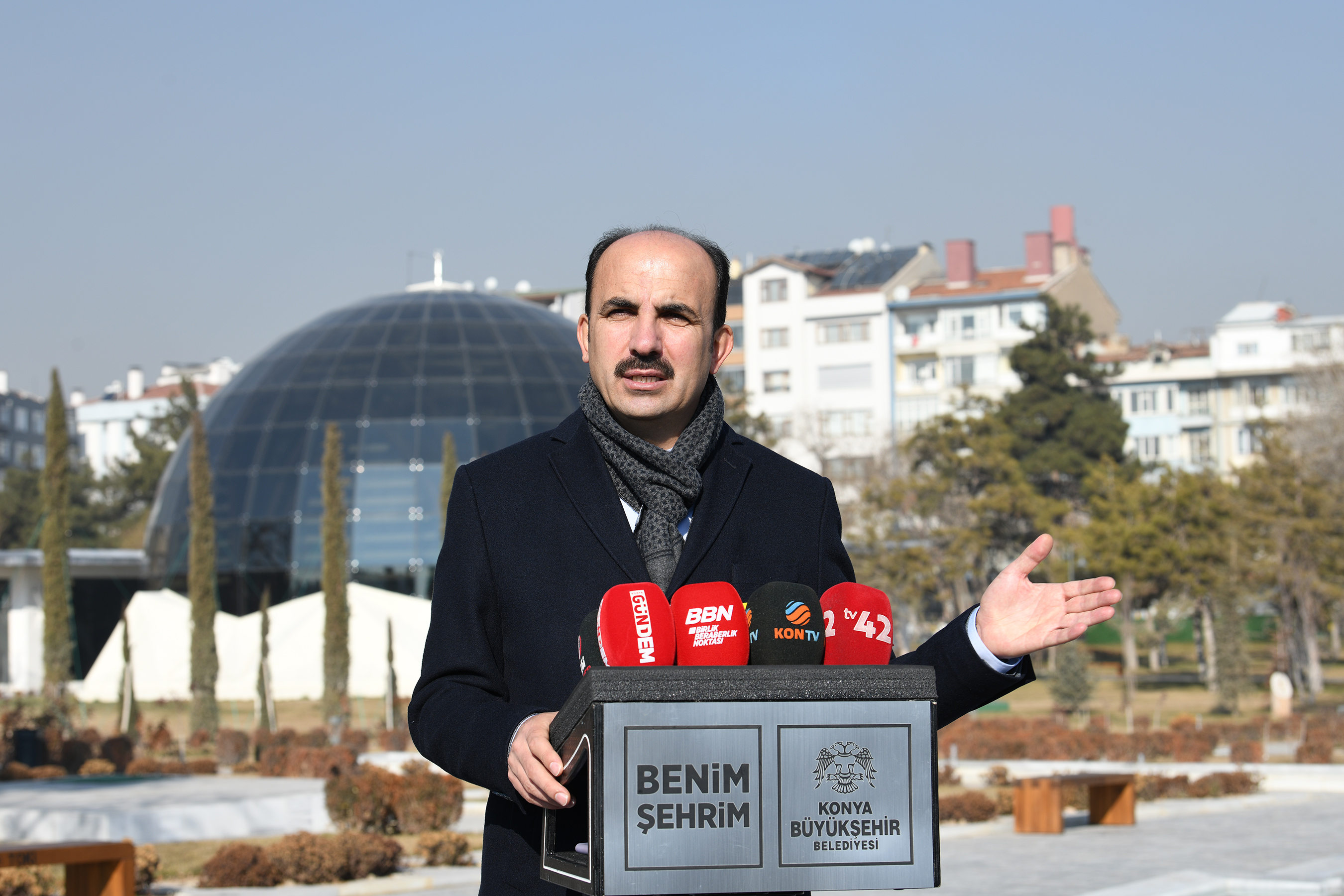 Başkan Altay Basın Mensuplarıyla Yatırımları İnceledi