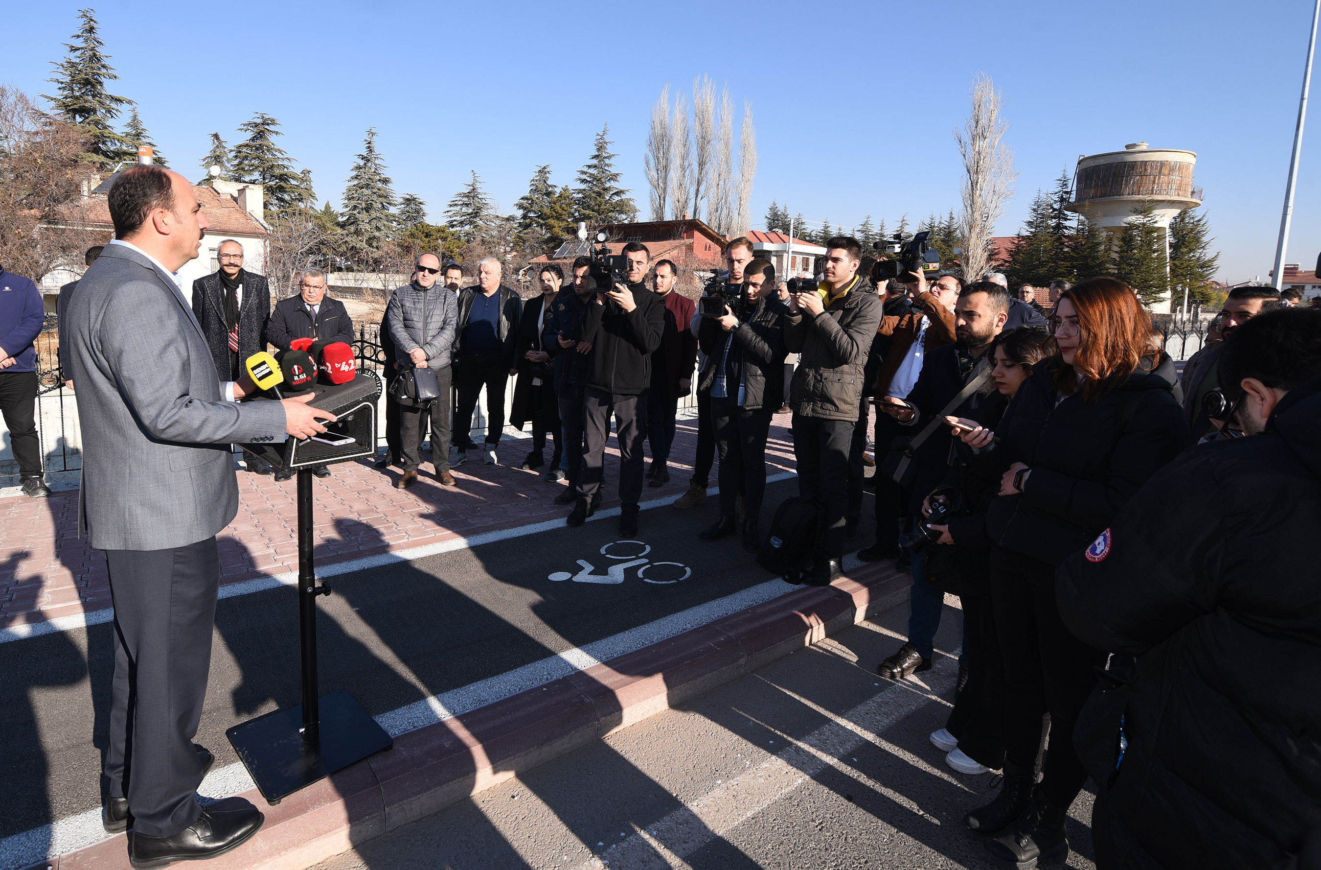 Başkan Altay Basın Mensuplarıyla Yatırımları İnceledi