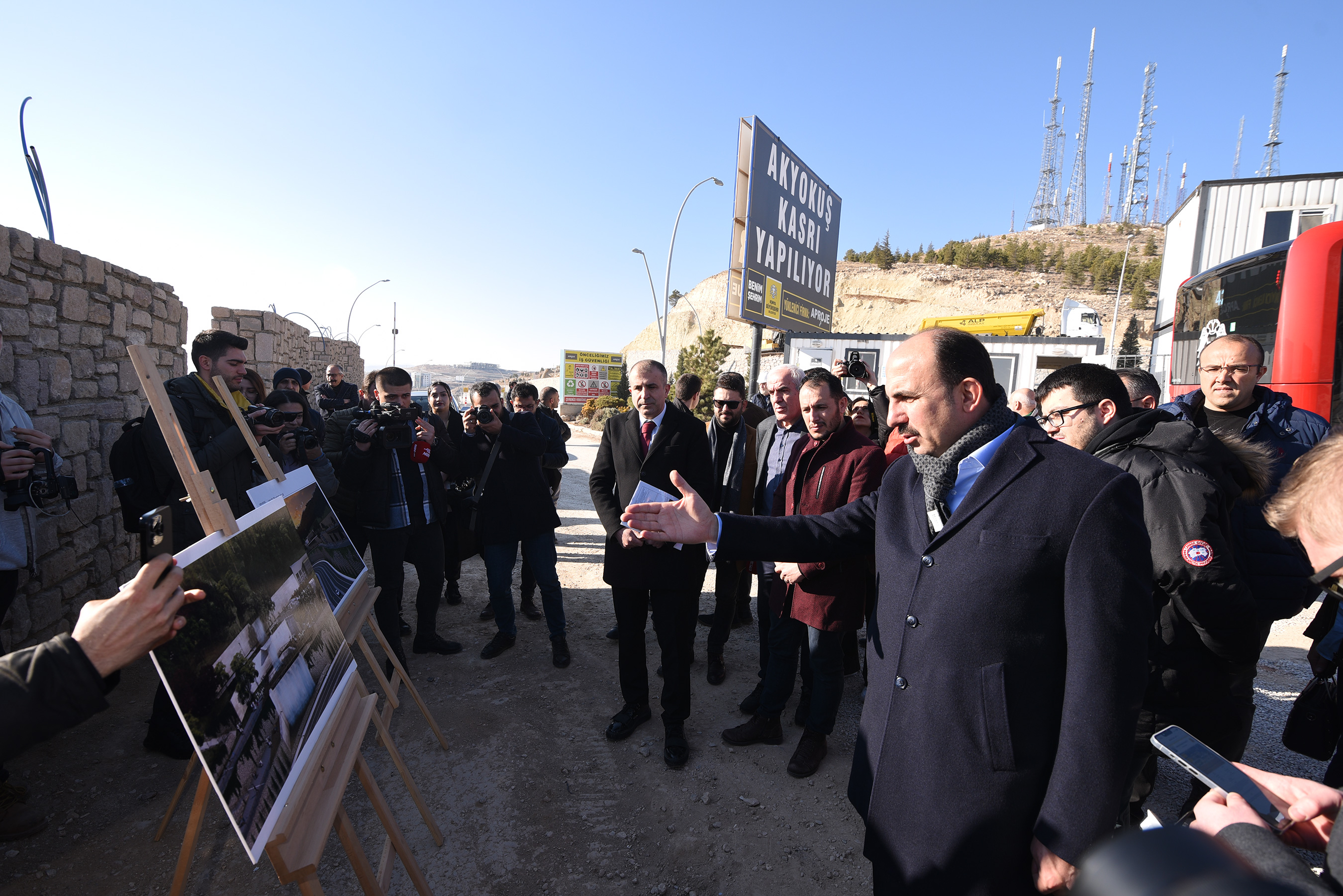 Başkan Altay Basın Mensuplarıyla Yatırımları İnceledi