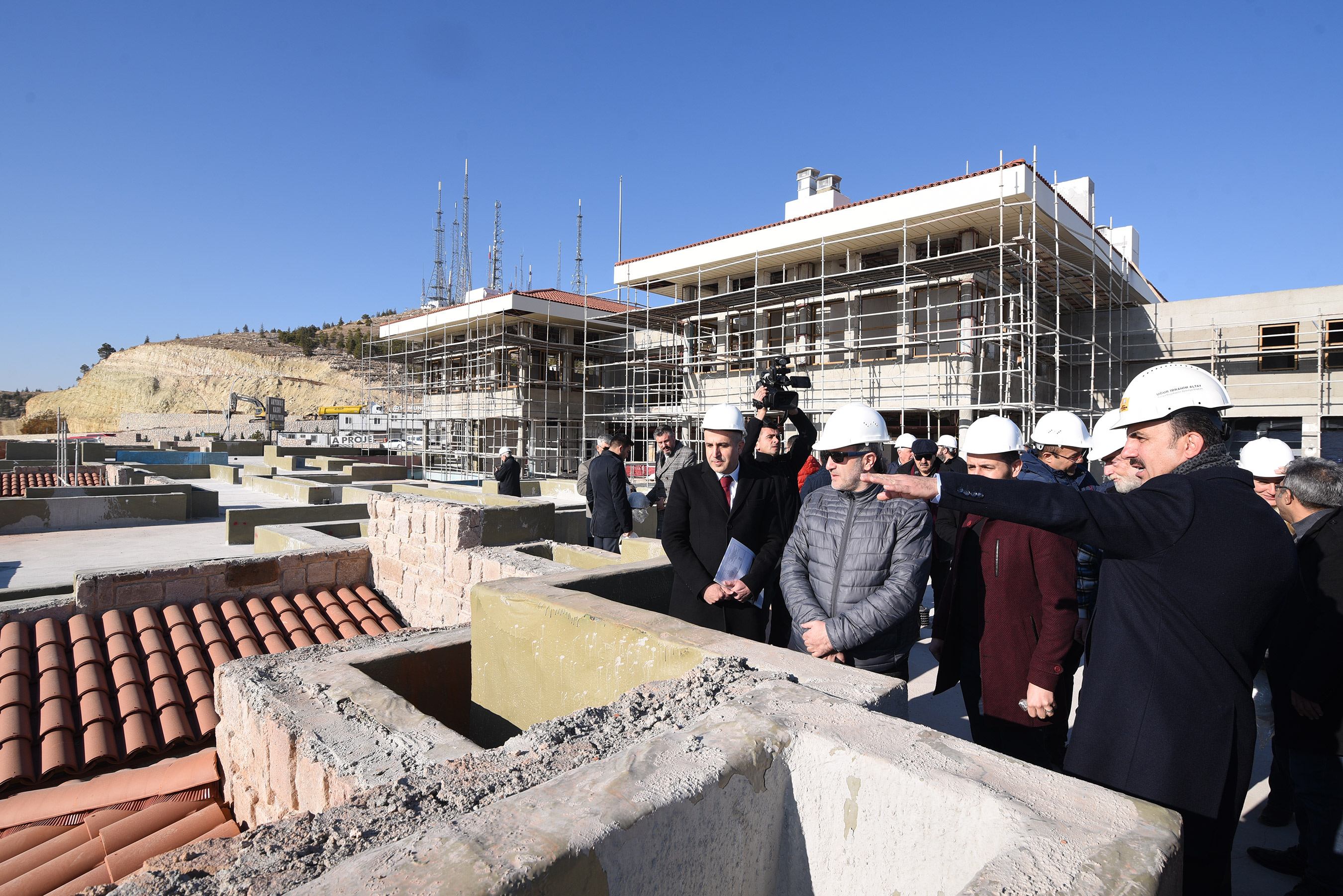 Başkan Altay Basın Mensuplarıyla Yatırımları İnceledi