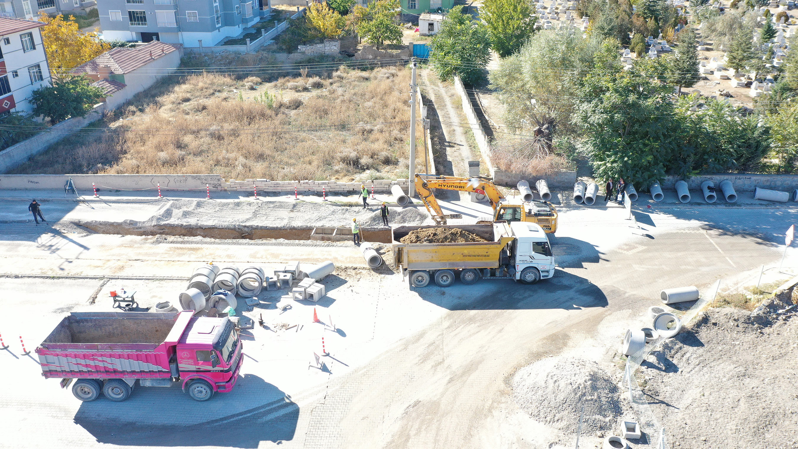 Konya Büyükşehir 1 Yılda 143 KM Daha Kanalizasyon Şebekesi Yaptı
