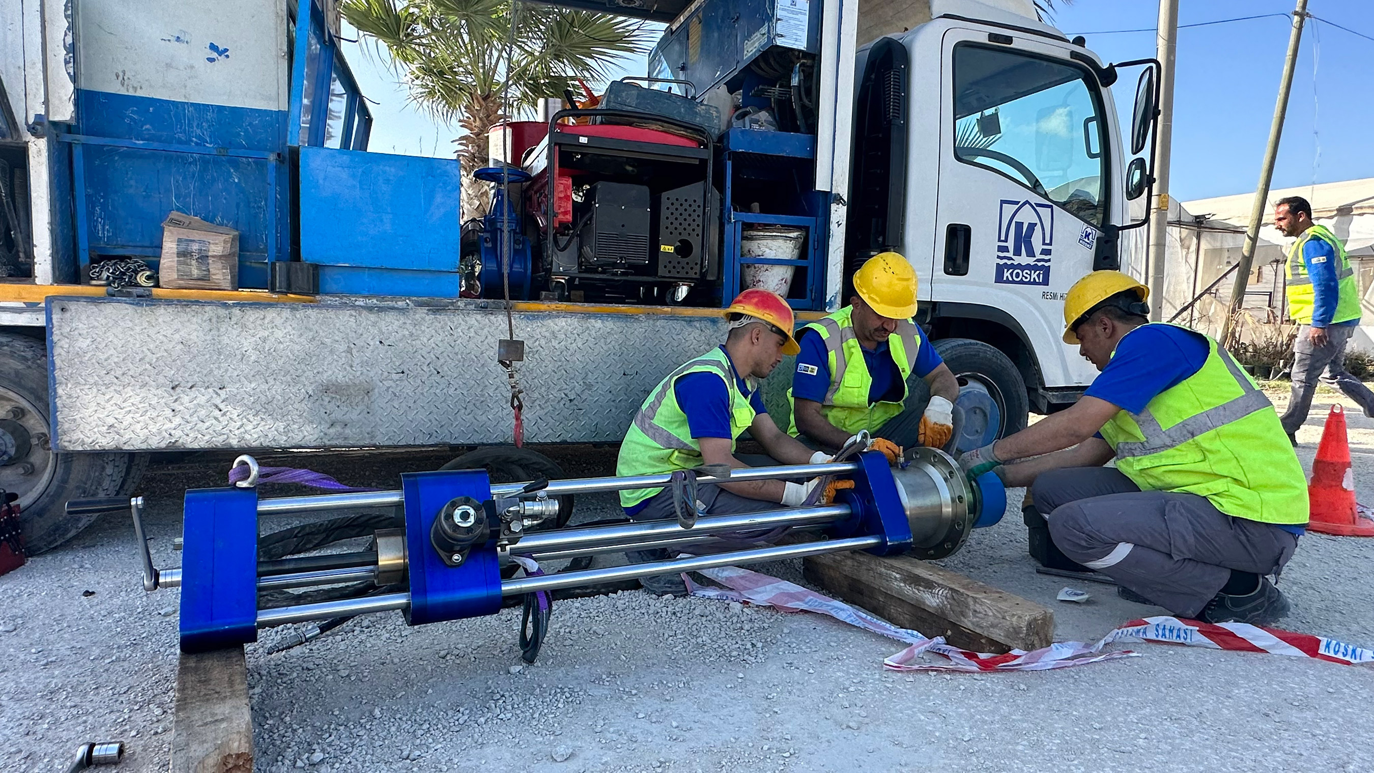 Konya Büyükşehir Hatay'da Su Bağlantı Çalışmalarını HOT-TAP ile Kesintisiz Gerçekleştiriyor