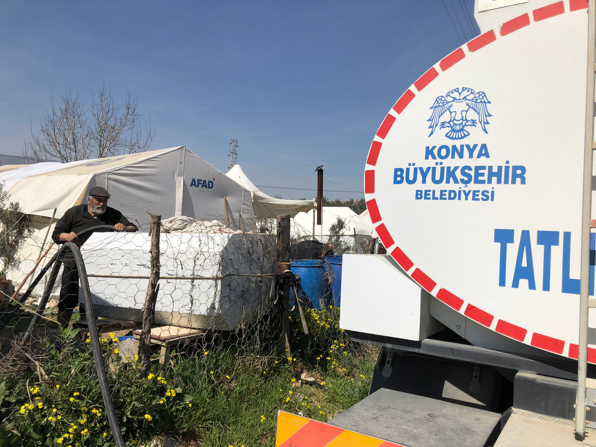 Konya Büyükşehir Hatay'da Temiz Su İhtiyacını Gideriyor
