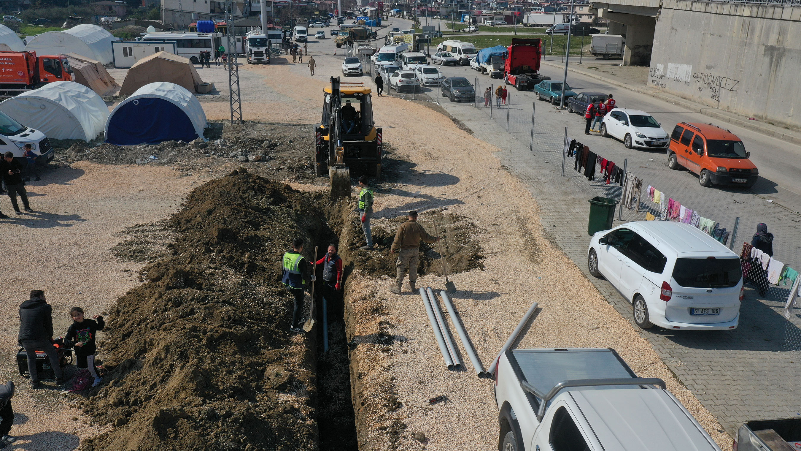 Konya Büyükşehir Hatay'da Terfi Kuyularını Aktif Hale Getiriyor