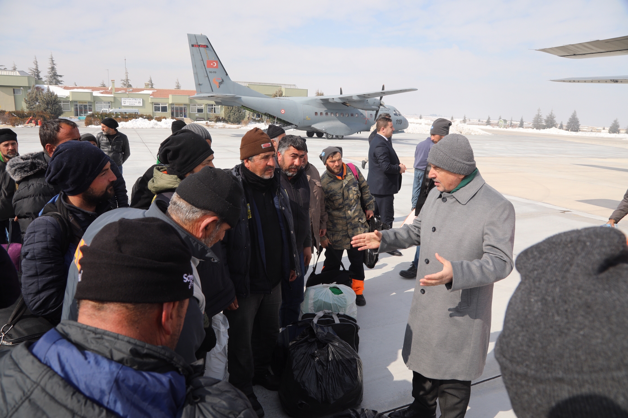 Hatay'da Görevini Tamamlayan İlk Büyükşehir Ekibi Vardiya Değişimi İçin Konya'ya Döndü
