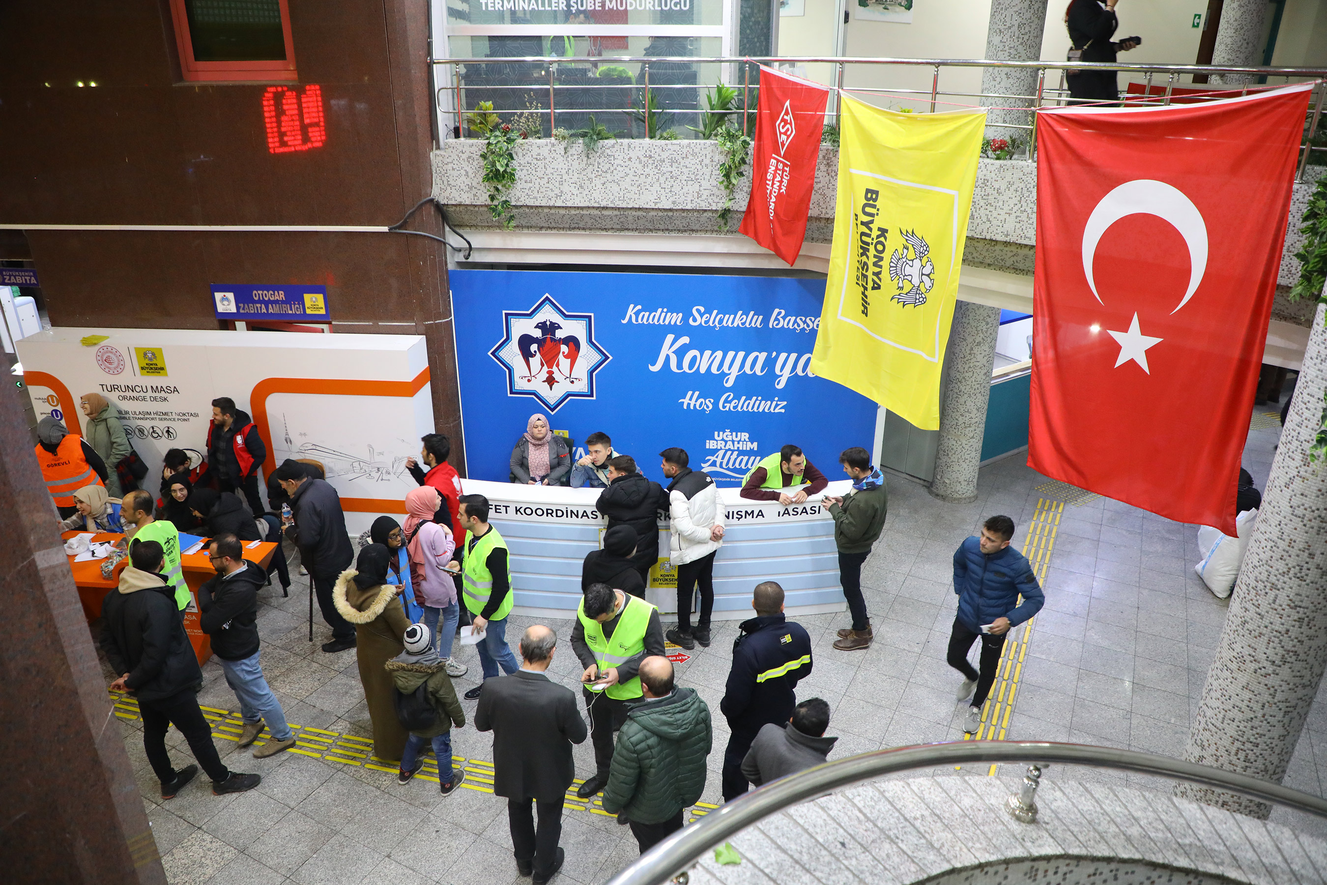Büyükşehir Konya Otogarı'nda da Seferber Oldu