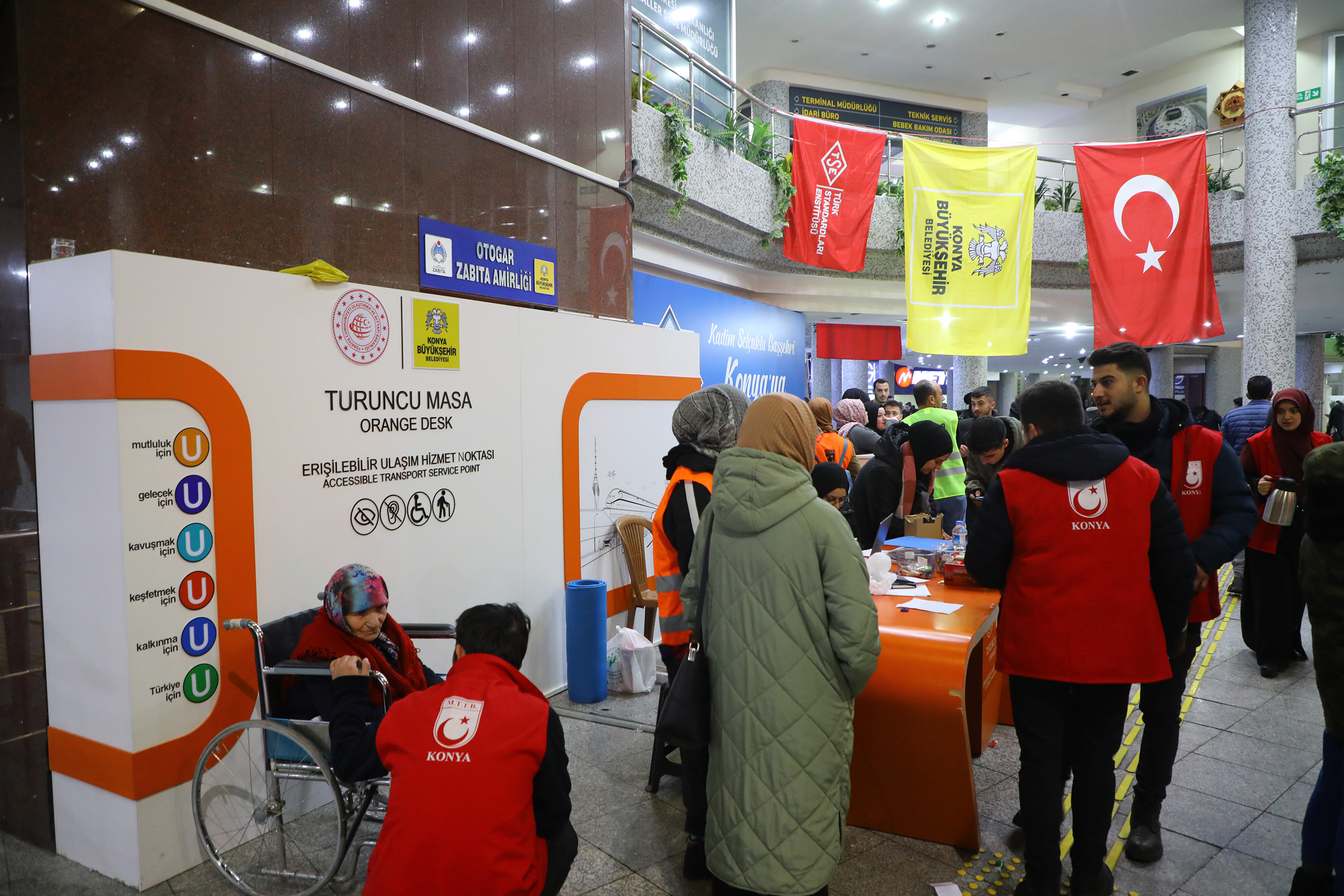 Büyükşehir Konya Otogarı'nda da Seferber Oldu