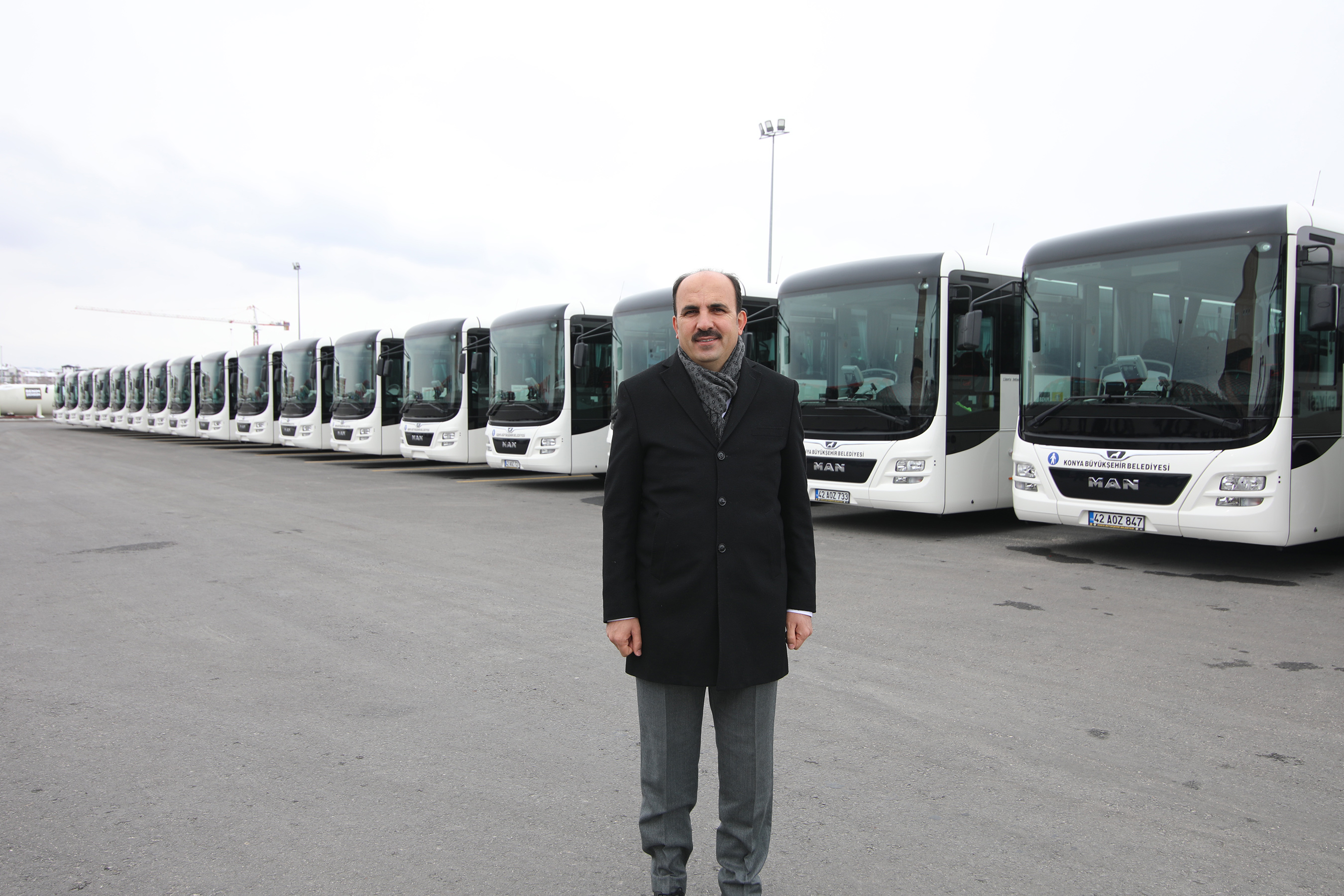 Konya Büyükşehir Otobüs Filosu 20 Yeni Otobüsle Daha Güçlendi 