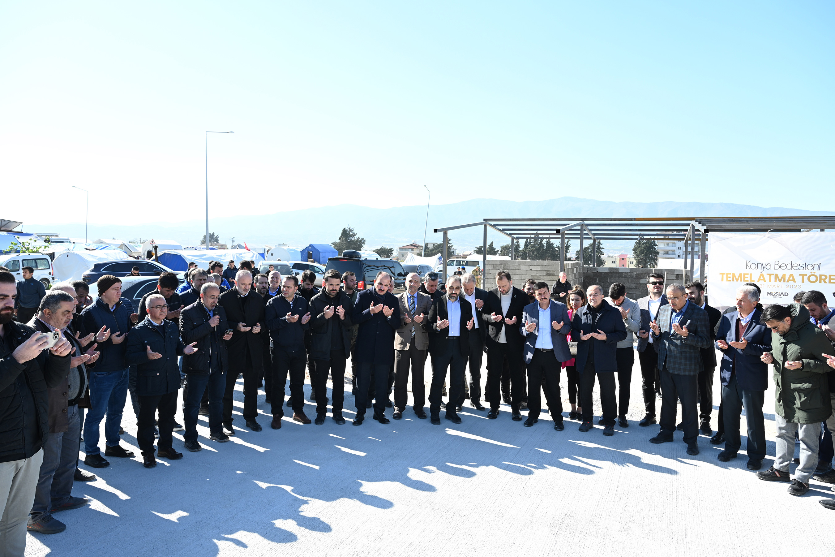 Hatay'da 152 Dükkandan Oluşan Konya Bedesteninin Temeli Atıldı