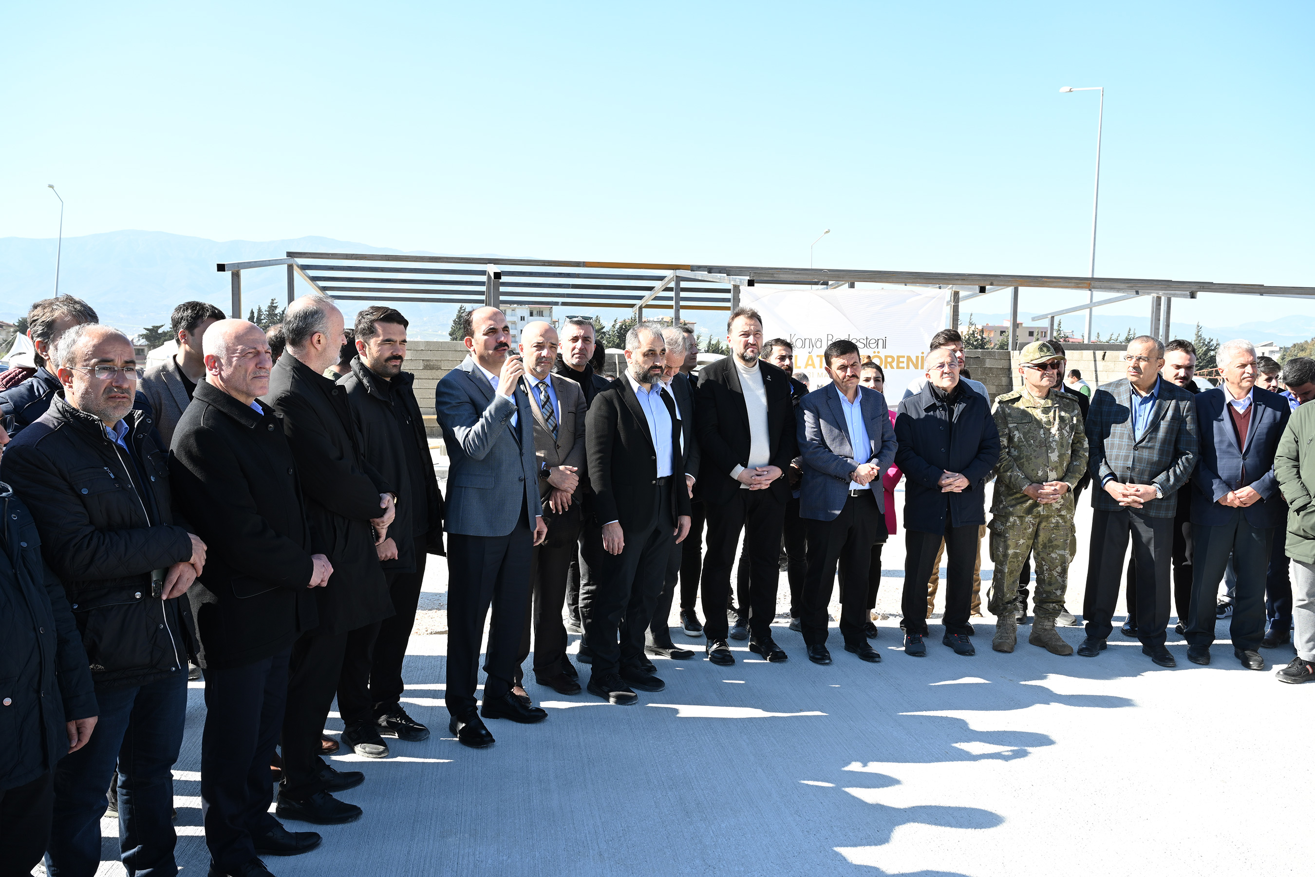 Hatay'da 152 Dükkandan Oluşan Konya Bedesteninin Temeli Atıldı