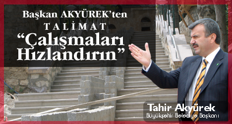 Başkan Akyürek'ten Yatırım Alanlarına Denetim