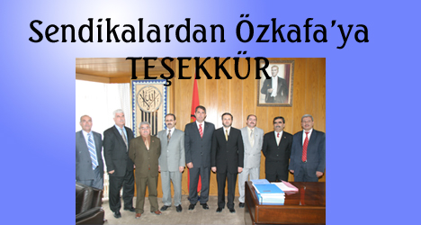 Sendikalardan Teşekkür