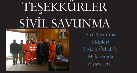 TEŞEKKÜRLER Sivil Savunma