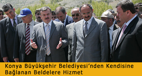 Büyükşehir Belediyesi Kendisine Bağlanan Beldelere Hizmet Götürmeye Başladı