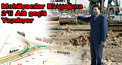 Mobilyacılar Kavşağına 2'li Alt Geçit