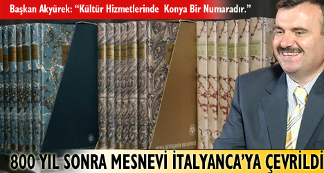 800 YIL SONRA MESNEVİ İTALYANCA'YA ÇEVRİLDİ