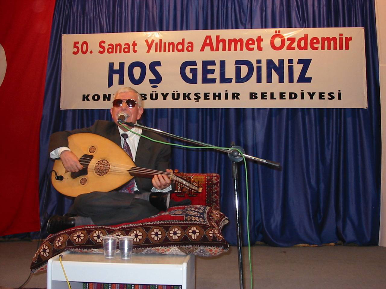Sanatçı Ahmet Özdemir'in Santta 50.Yılı