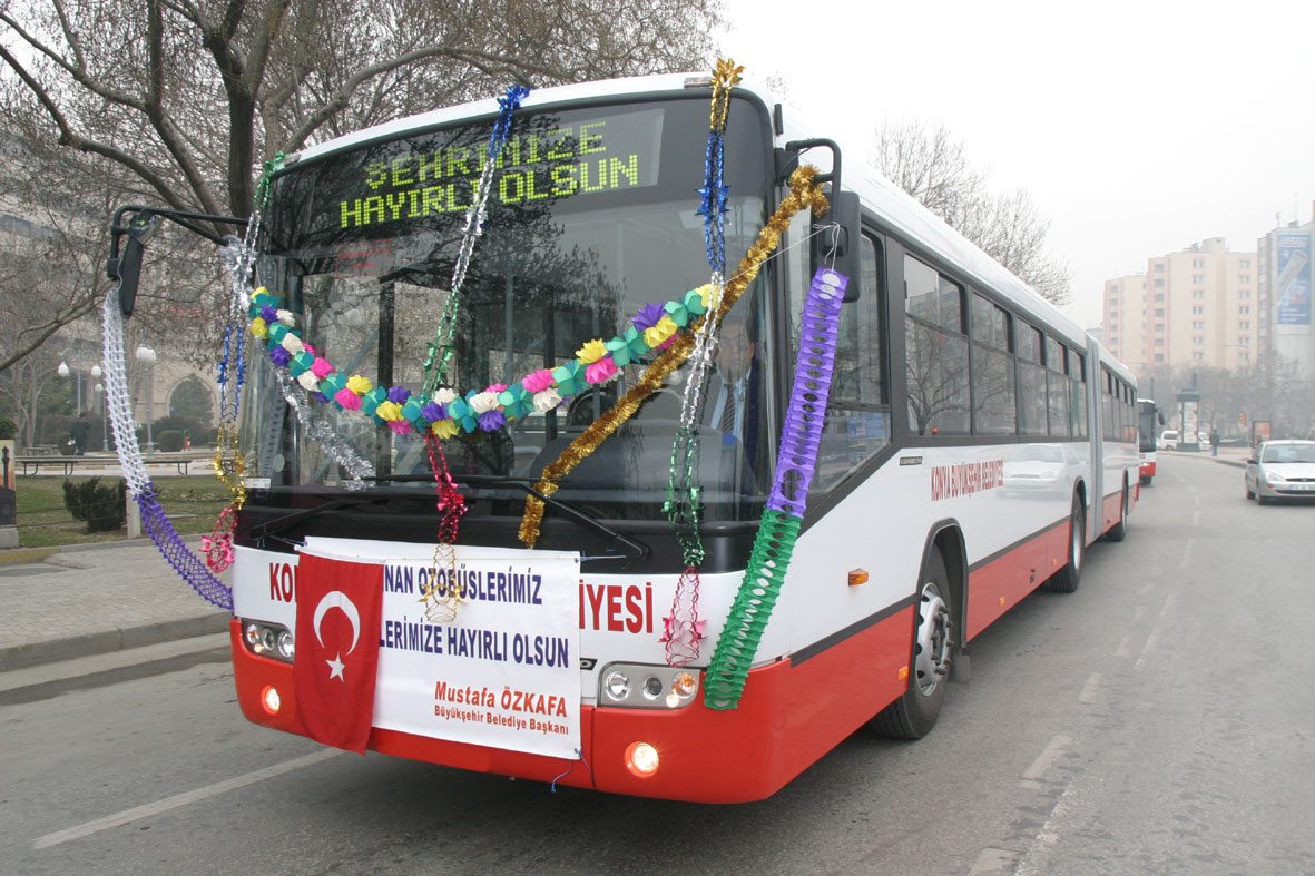 30 Yeni Otobüs Hizmete Girdi