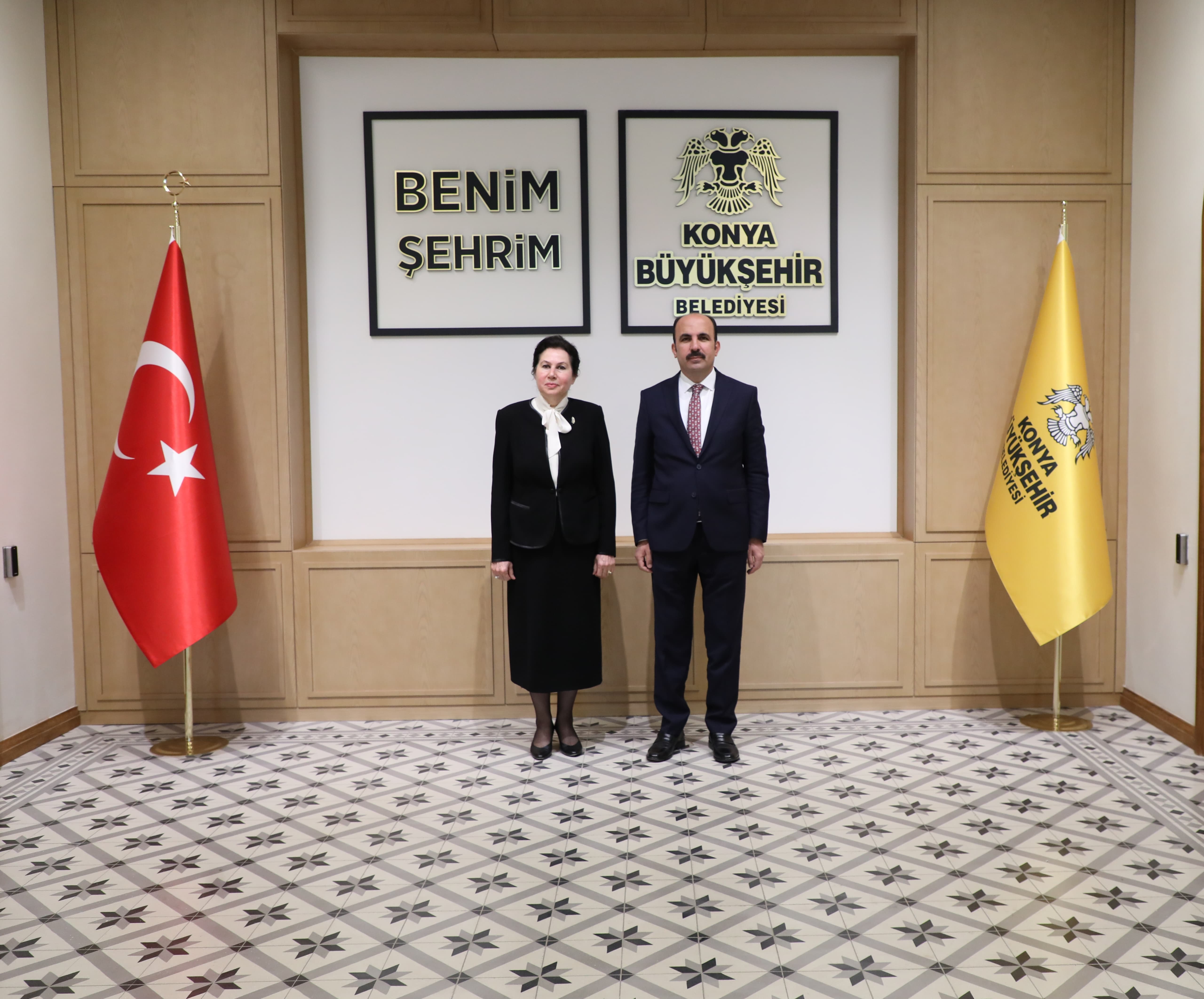 KAMU GÖREVLİLERİ ETİK KURULU BAŞKANI GÜNGÖR BAŞKAN ALTAY’I ZİYARET ETTİ