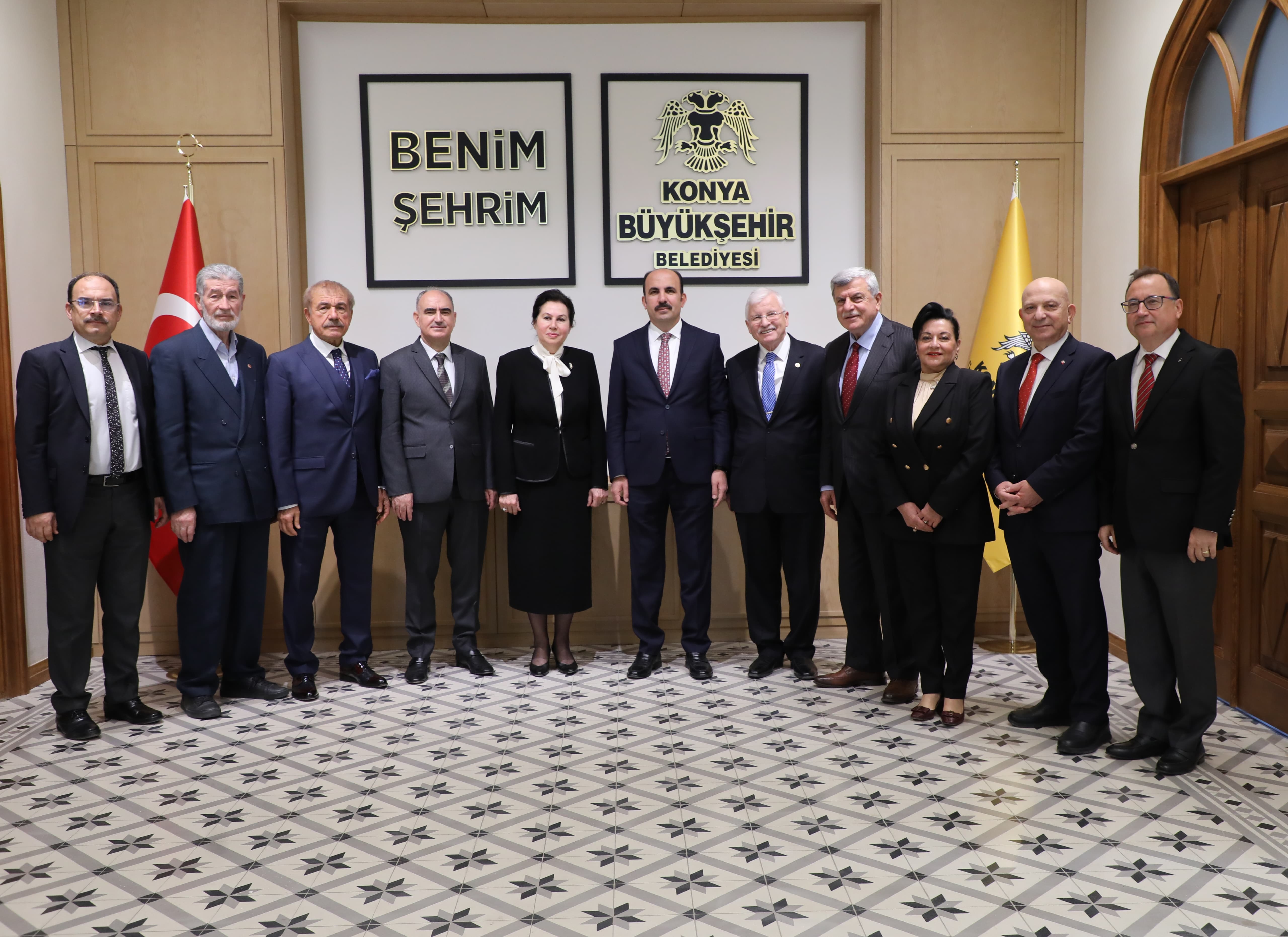KAMU GÖREVLİLERİ ETİK KURULU BAŞKANI GÜNGÖR BAŞKAN ALTAY’I ZİYARET ETTİ