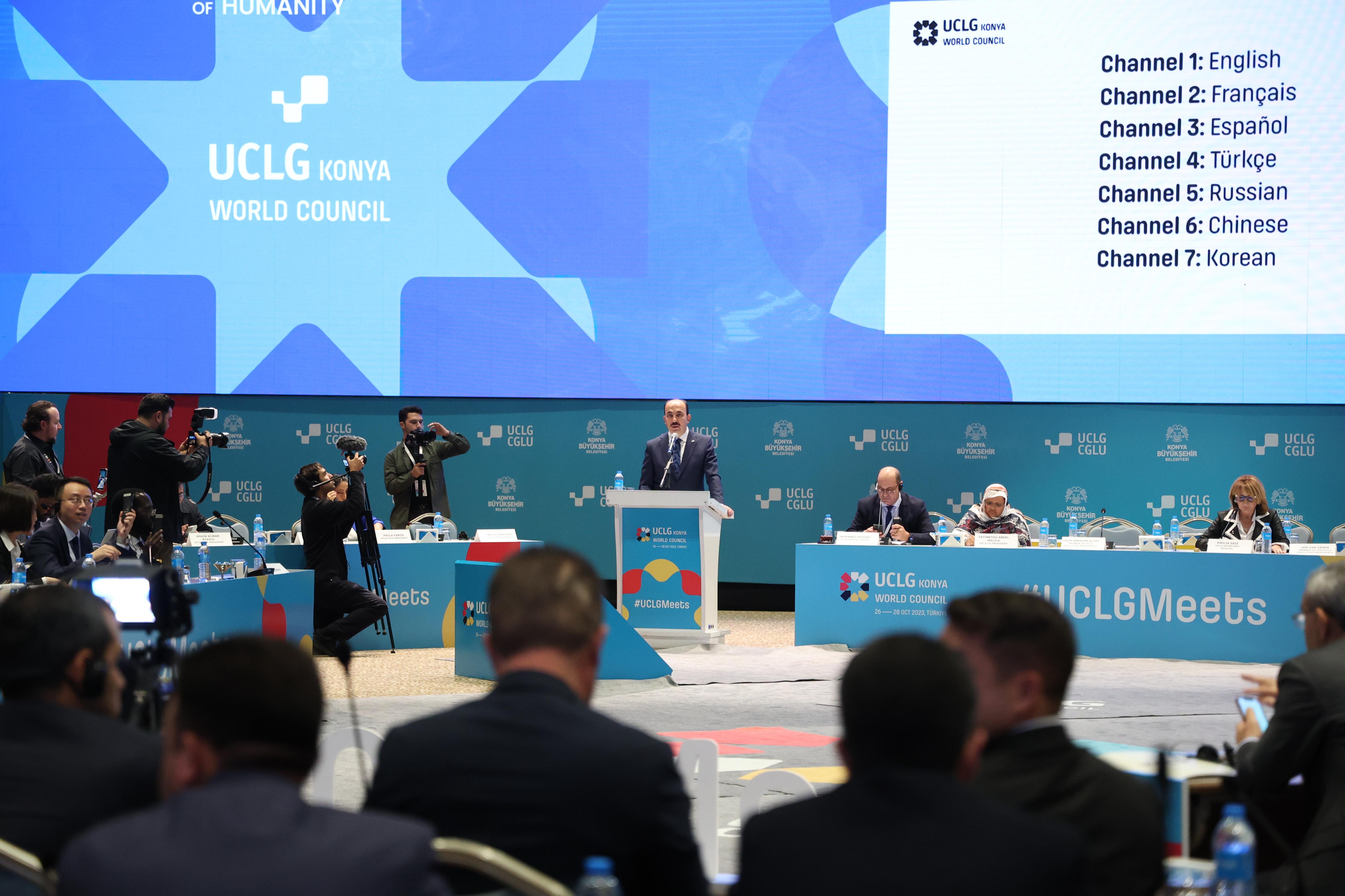 UCLG DÜNYA KONSEYİ KONYA'DA BAŞLADI