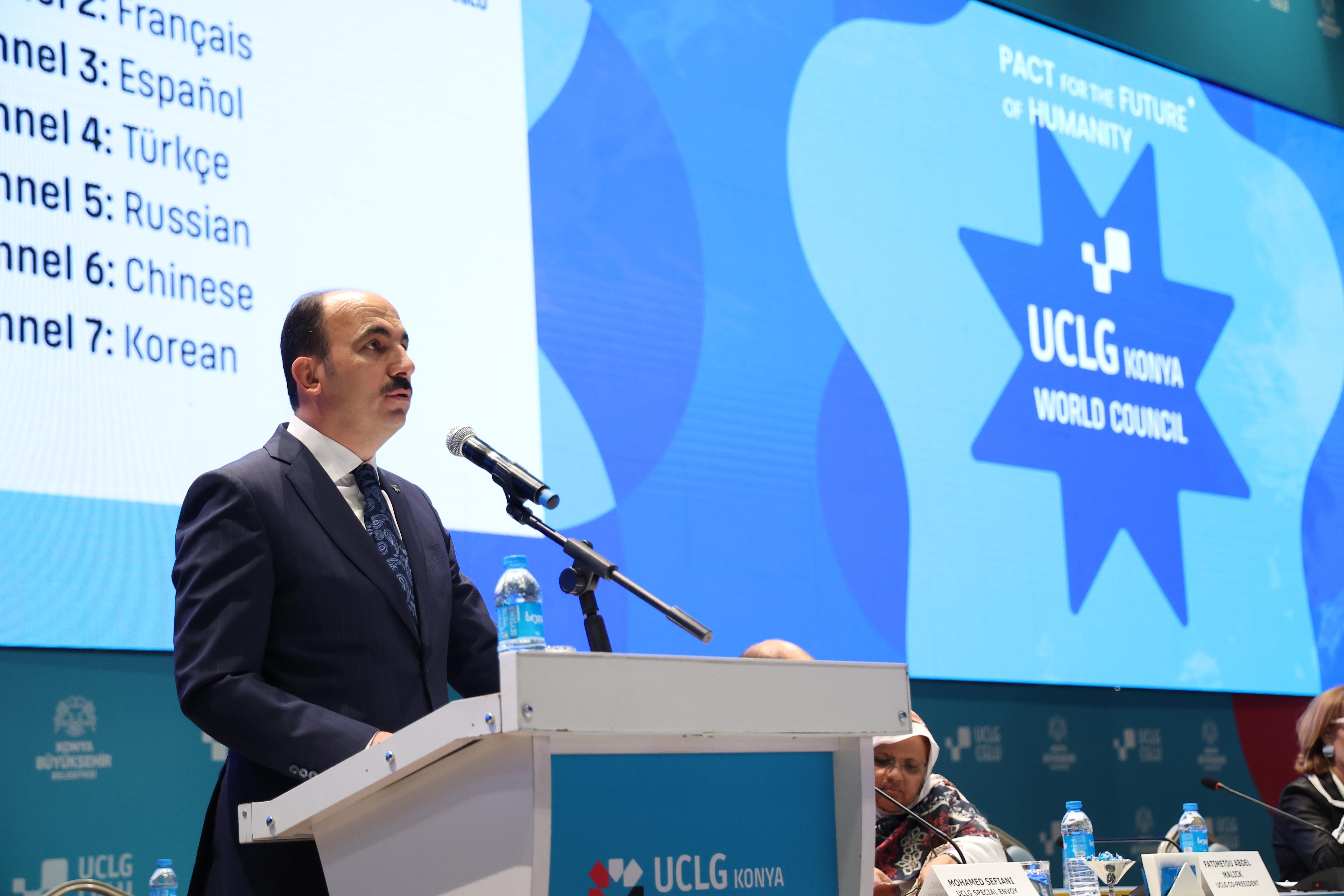 UCLG DÜNYA KONSEYİ KONYA'DA BAŞLADI