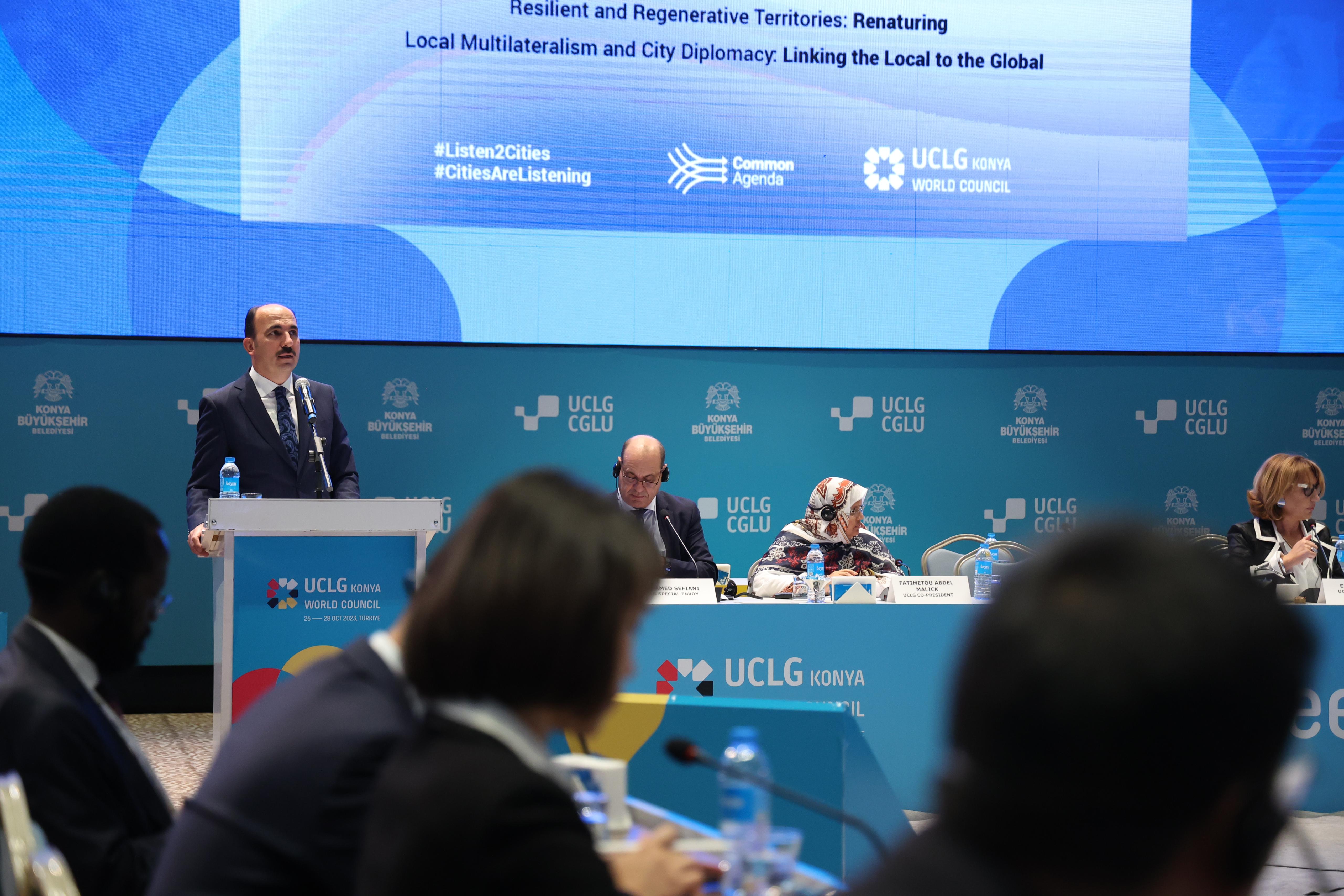 UCLG DÜNYA KONSEYİ KONYA'DA BAŞLADI