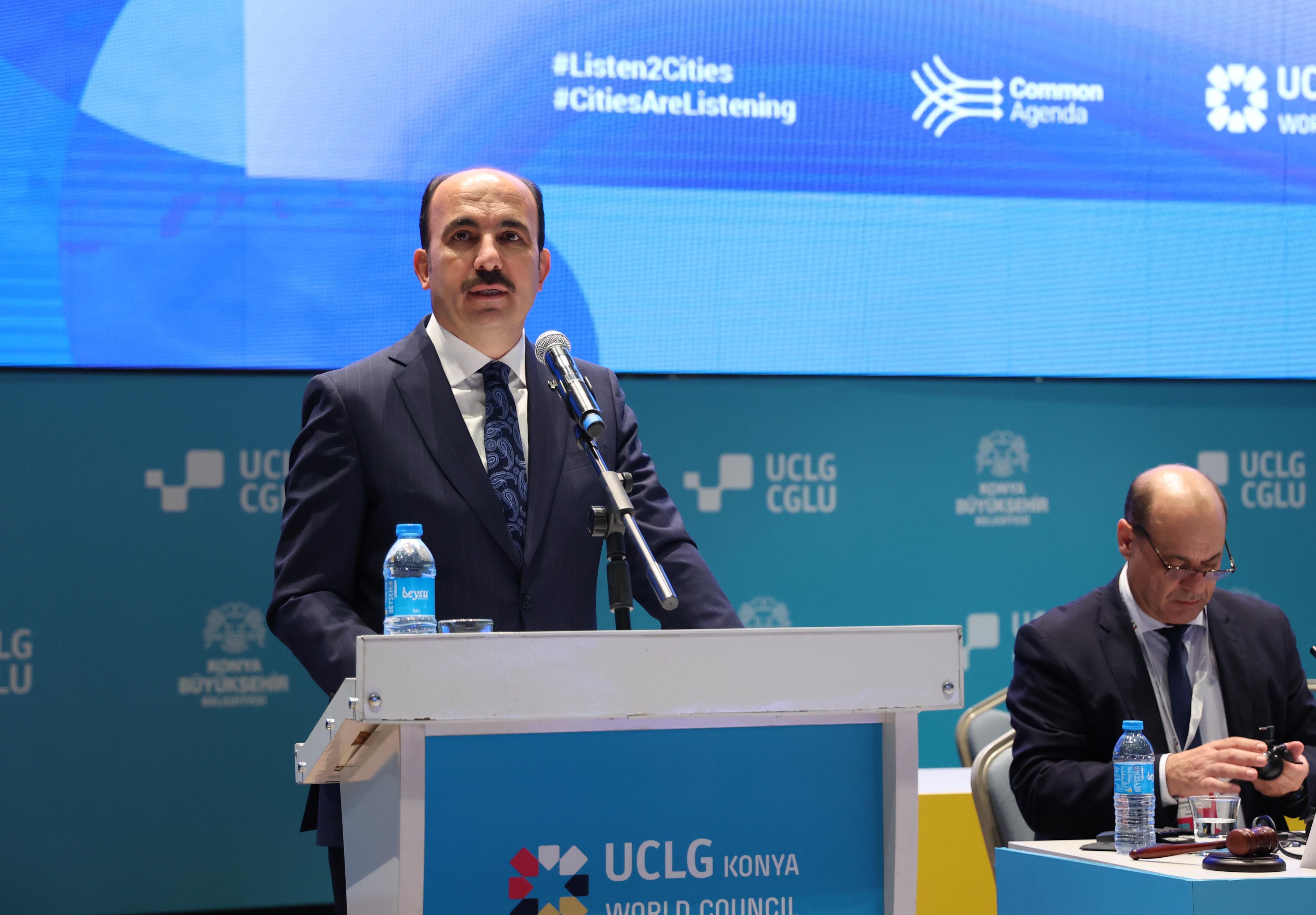UCLG DÜNYA KONSEYİ KONYA'DA BAŞLADI