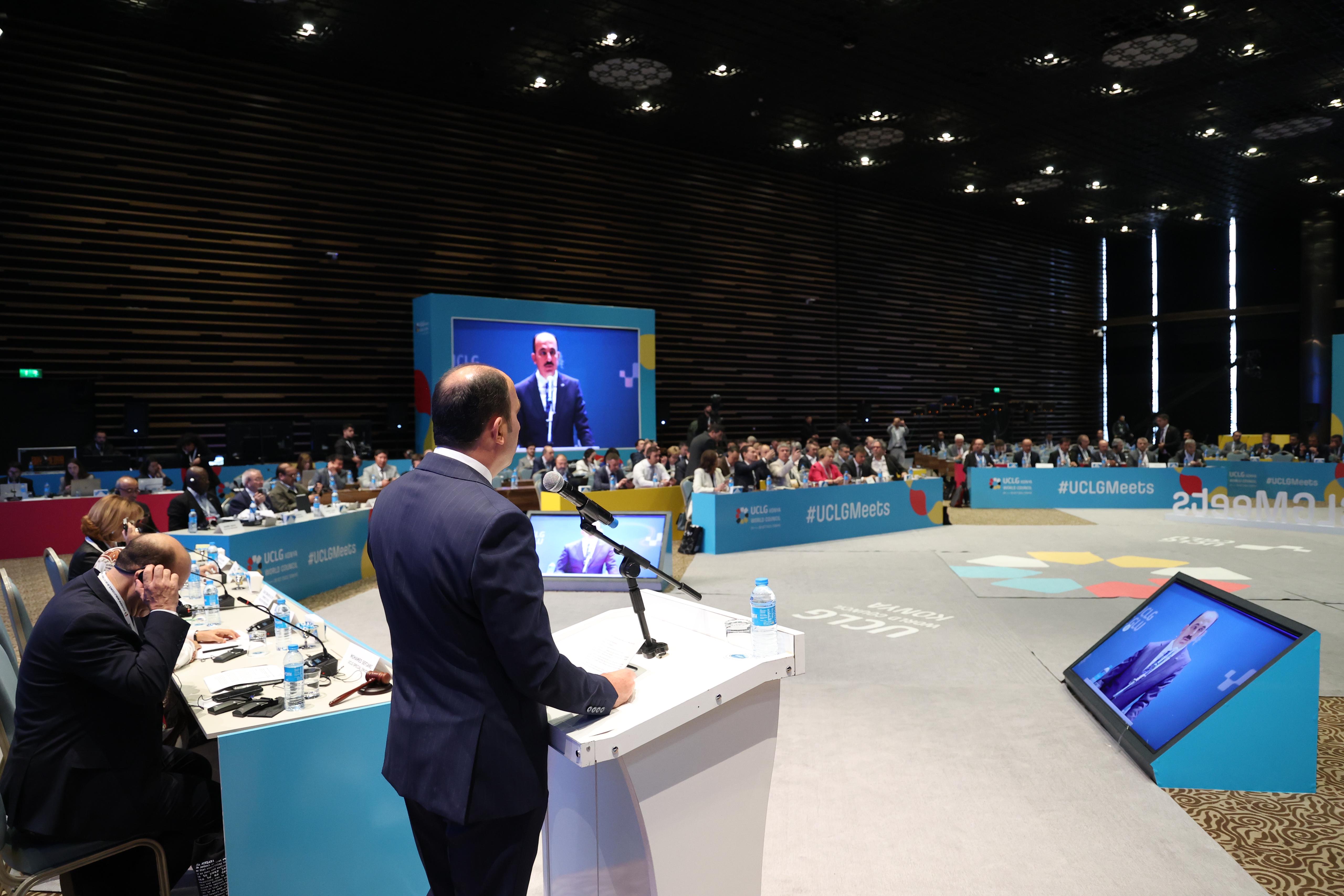 UCLG DÜNYA KONSEYİ KONYA'DA BAŞLADI