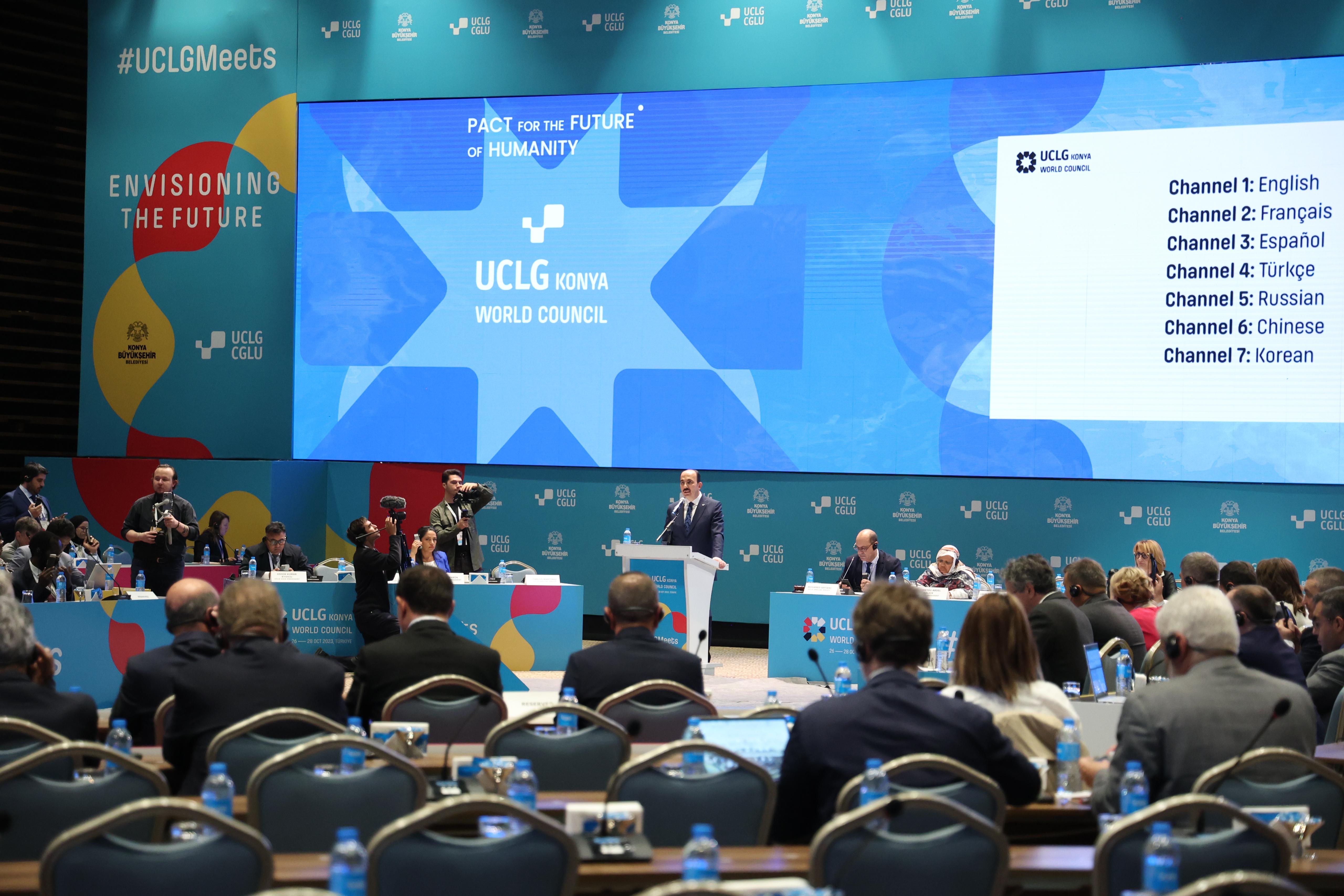 UCLG DÜNYA KONSEYİ KONYA'DA BAŞLADI