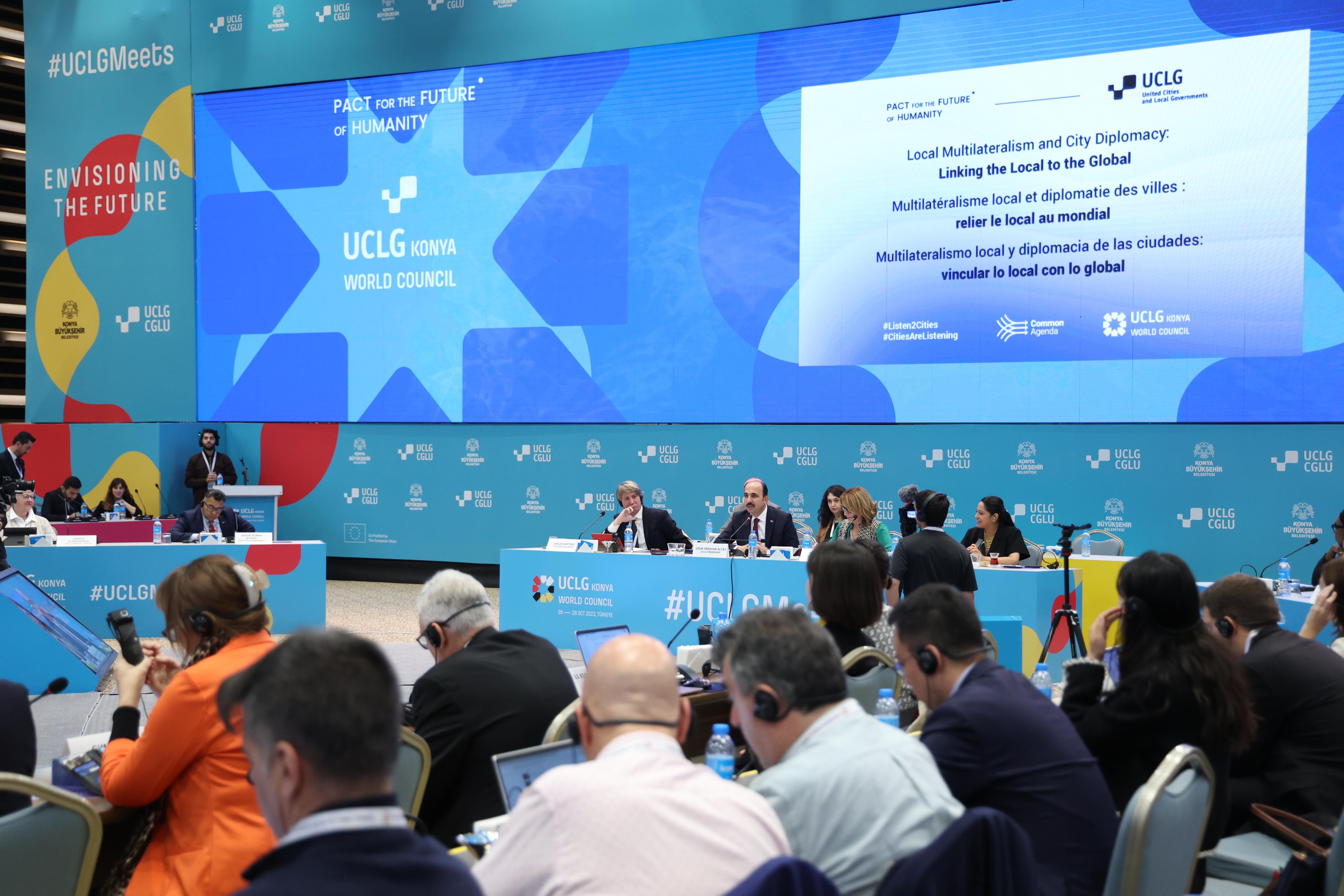 UCLG BAŞKANI ALTAY: “DÜNYADA BARIŞIN, HUZURUN, KARDEŞLİĞİN SAĞLANMASI İÇİN YOĞUN GAYRET GÖSTERECEĞİZ”