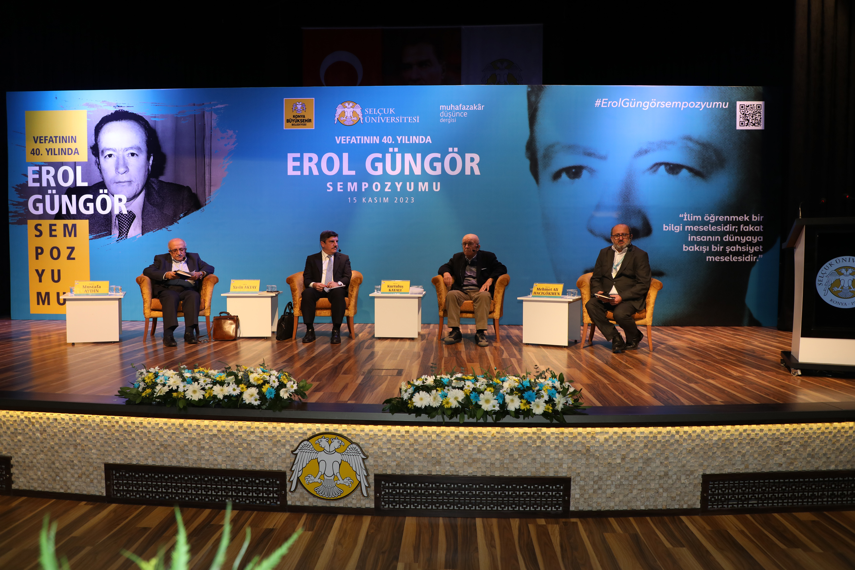 FİKİR İNSANI EROL GÜNGÖR VEFATININ 40’INCI YILINDA KONYA’DA ANILDI