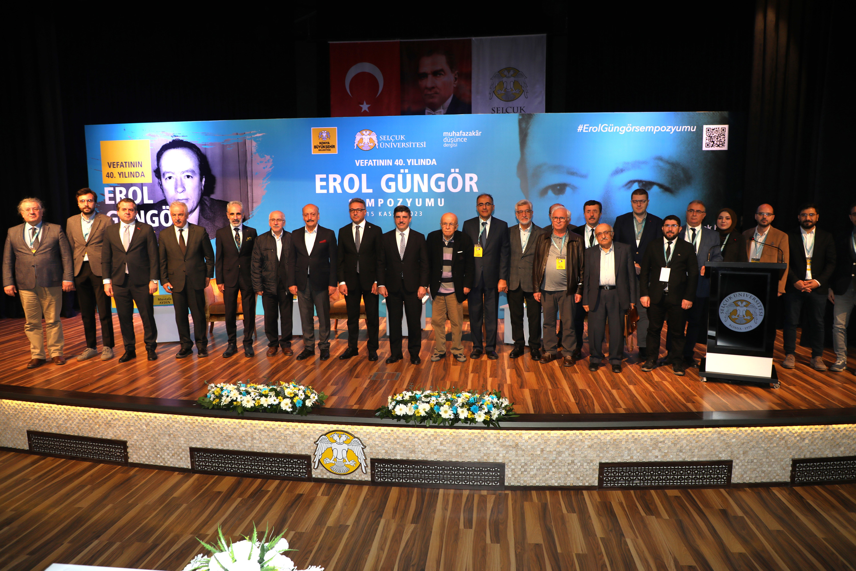 FİKİR İNSANI EROL GÜNGÖR VEFATININ 40’INCI YILINDA KONYA’DA ANILDI