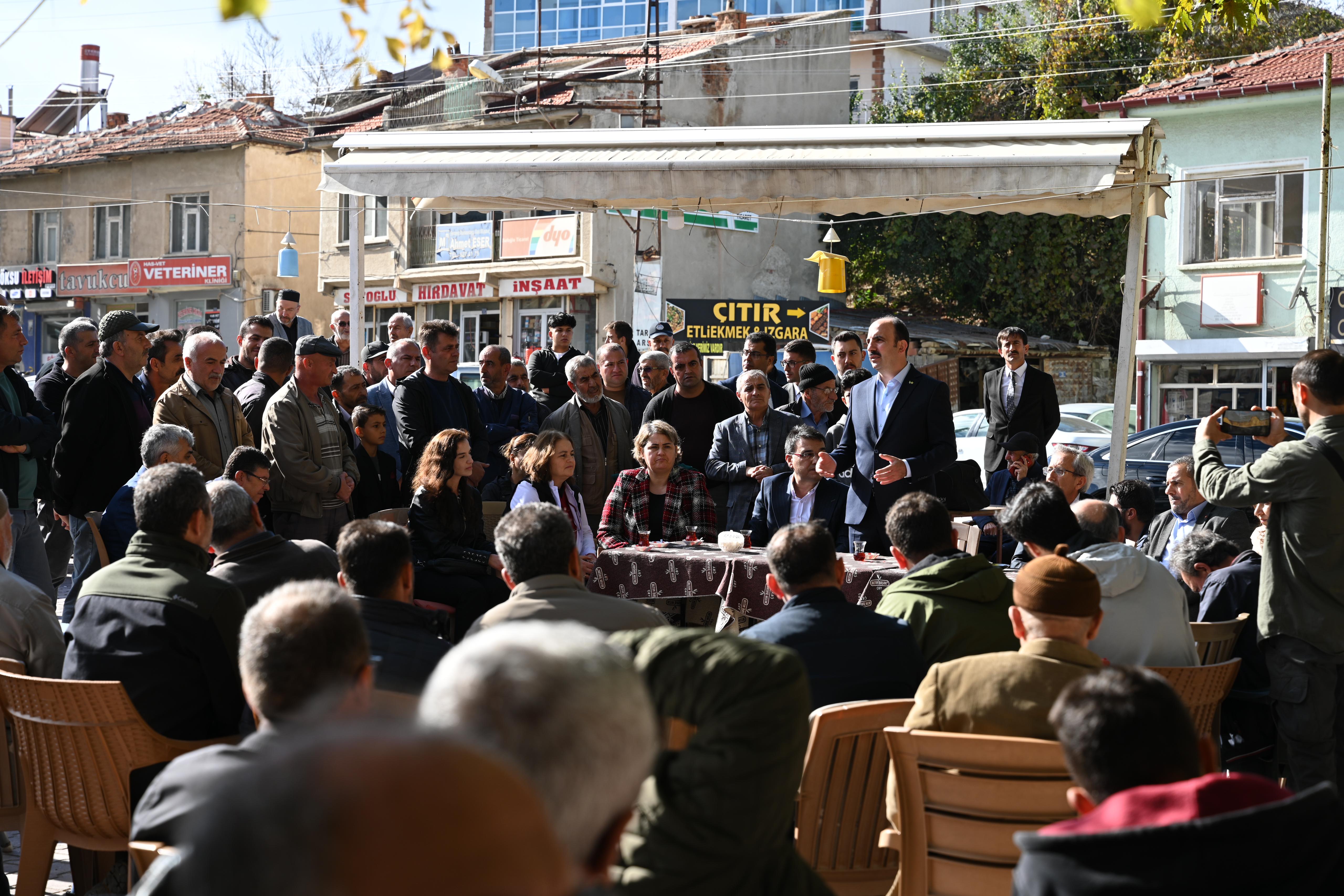 BAŞKAN ALTAY LADİK’TE YATIRIMLARI İNCELEDİ, VATANDAŞLARLA BULUŞTU